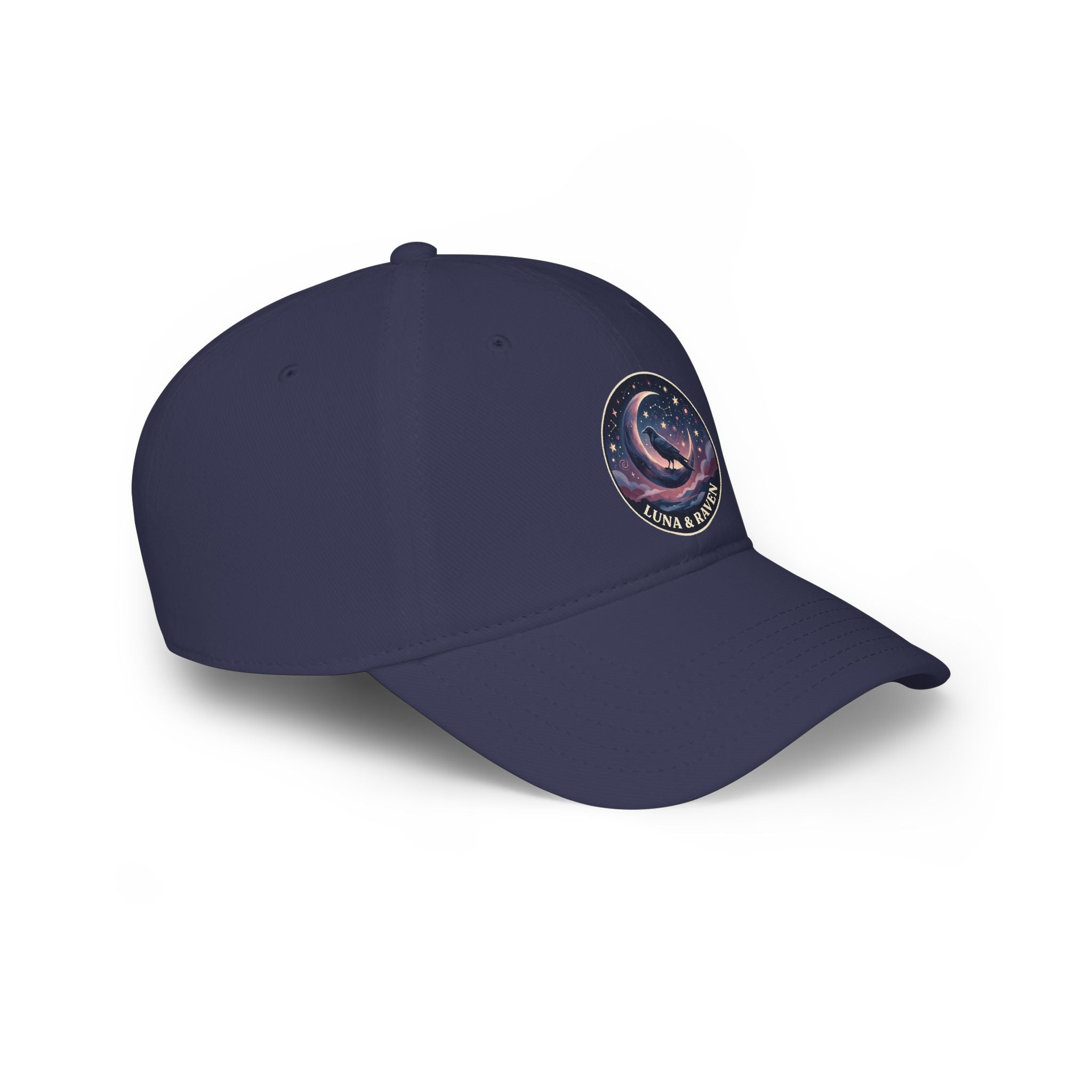 Luna & Raven Night Sky Embroidered Baseball Cap