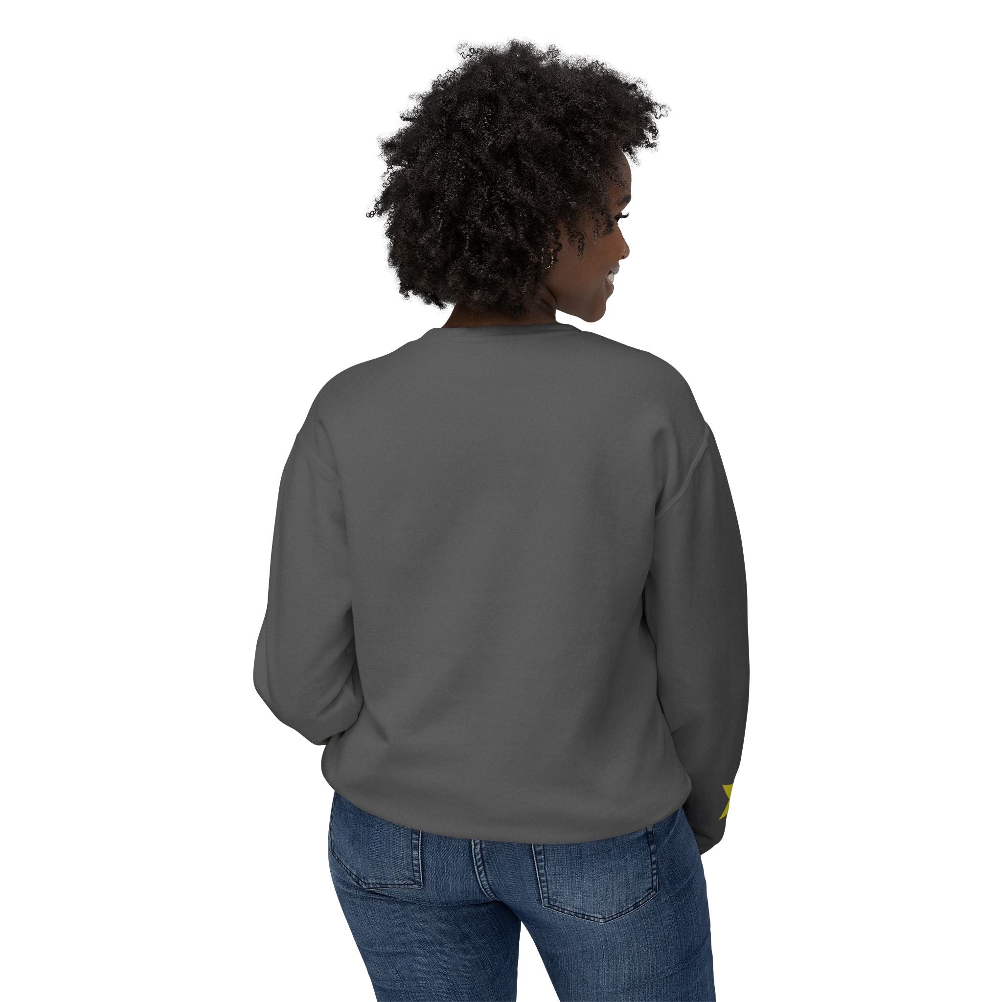 Shine Girl Crewneck Sweatshirt — Retro Star Graphic