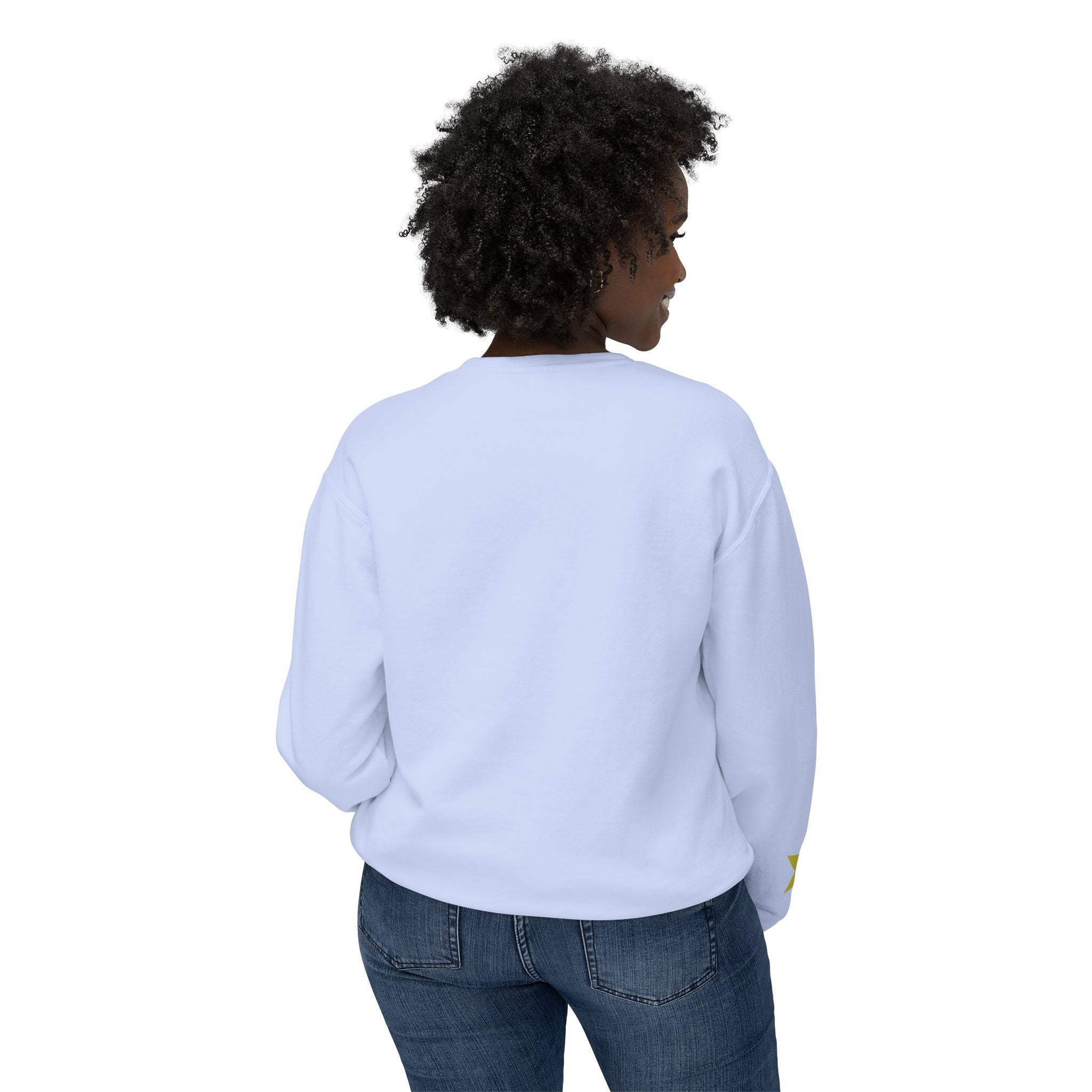 Shine Girl Crewneck Sweatshirt — Retro Star Graphic