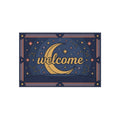 Crescent Moon Welcome Outdoor Rug | Star Constellation Doormat
