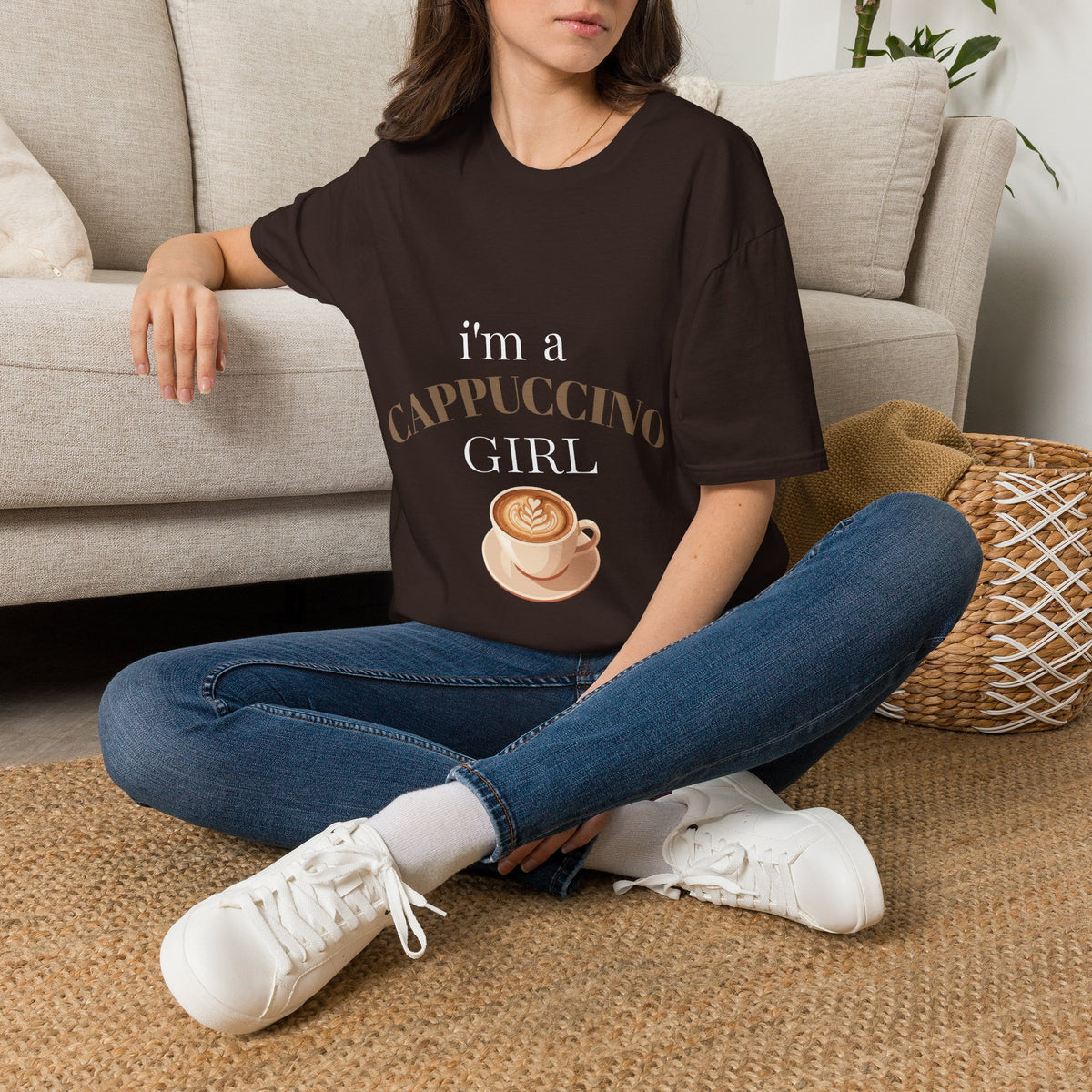 Copy of Cappuccino Girl T-Shirt – “I’m a Cappuccino Girl” Coffee Lover Tee