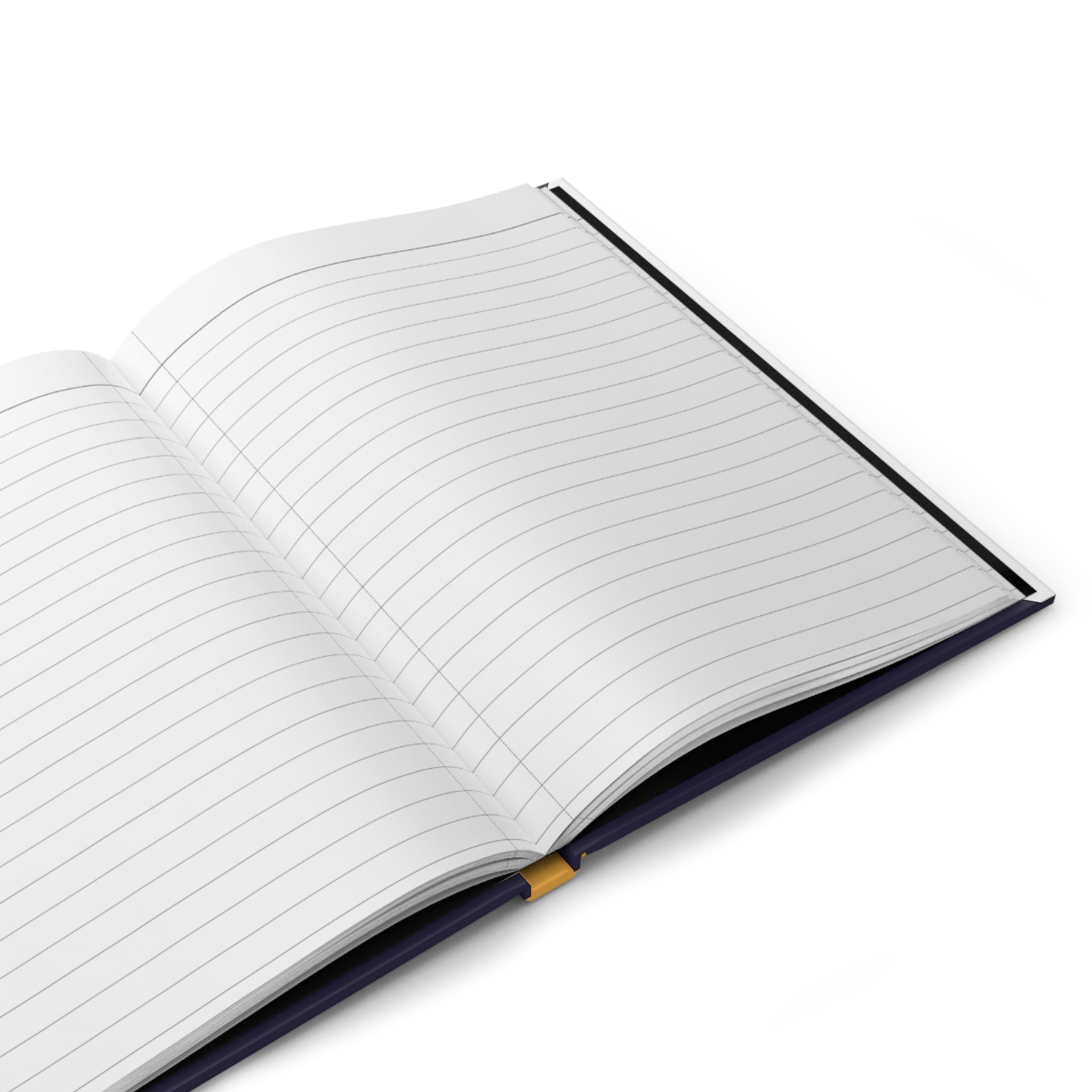 Hardcover Journal — 'Conversations I Never Had With Luna' Midnight Gold Notebook