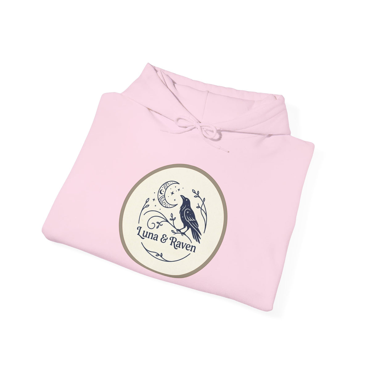 Raven & Moon Hoodie – "Luna & Raven" Celestial Pullover