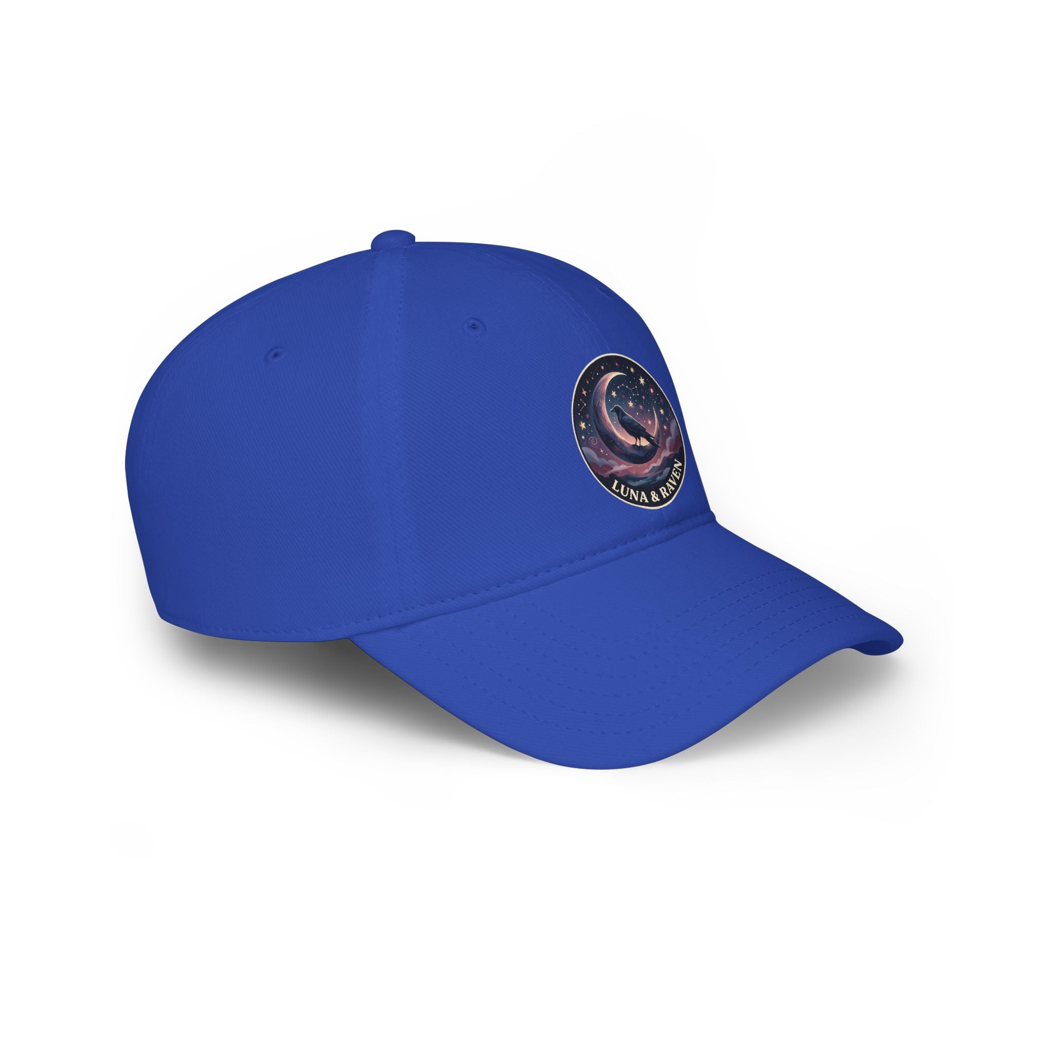 Luna & Raven Night Sky Embroidered Baseball Cap