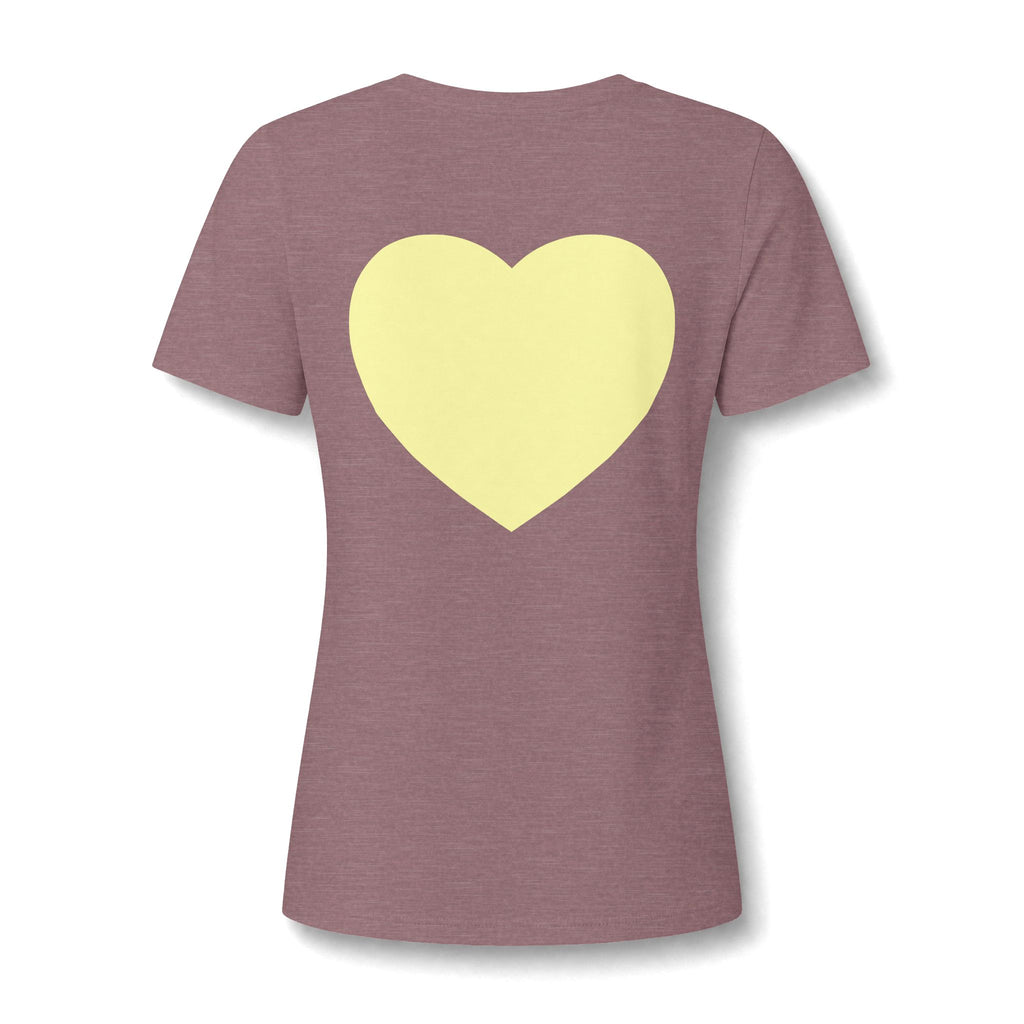 Mama Love V-Neck Tee — Women's Mother's Day Floral Typography Shirt
