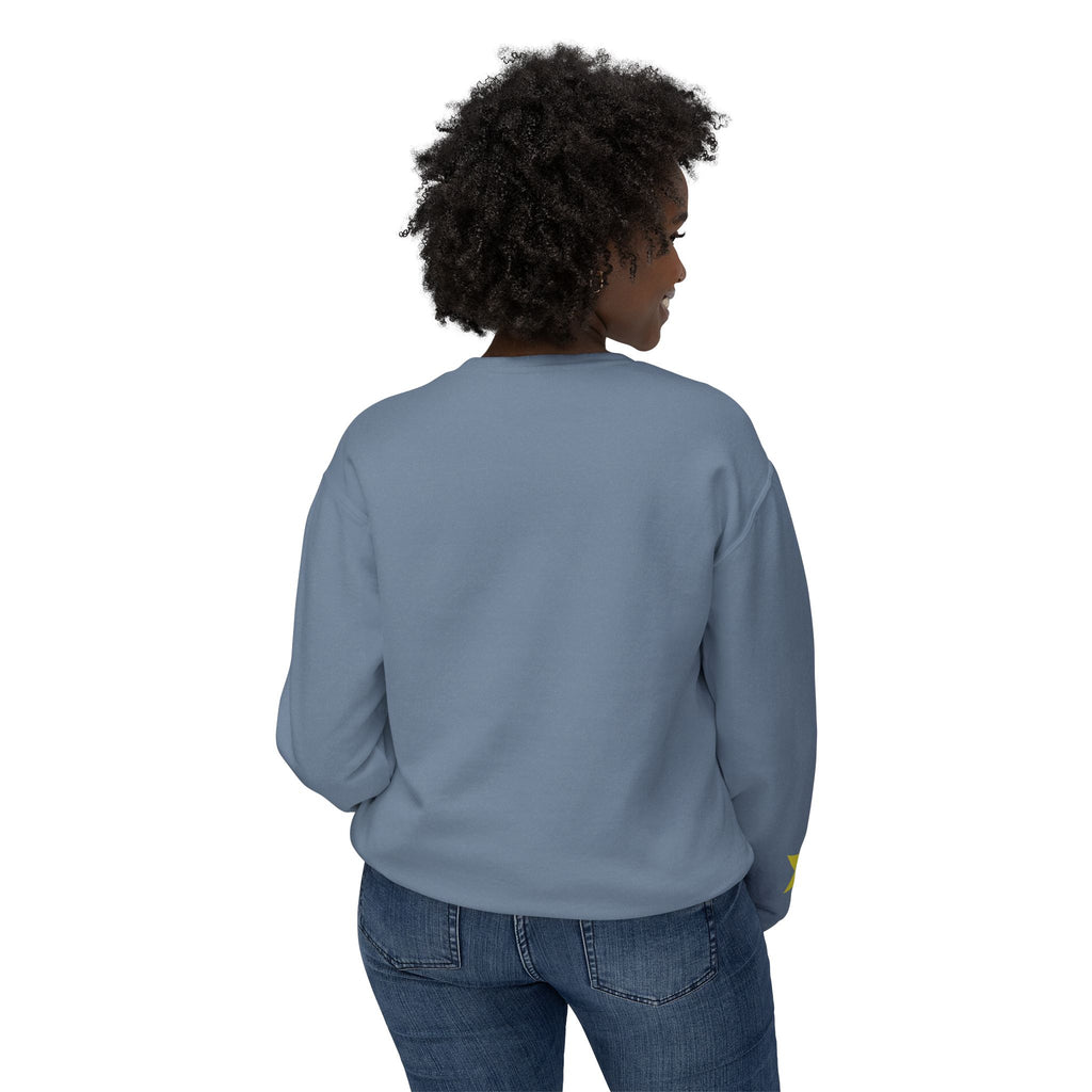 Shine Girl Crewneck Sweatshirt — Retro Star Graphic