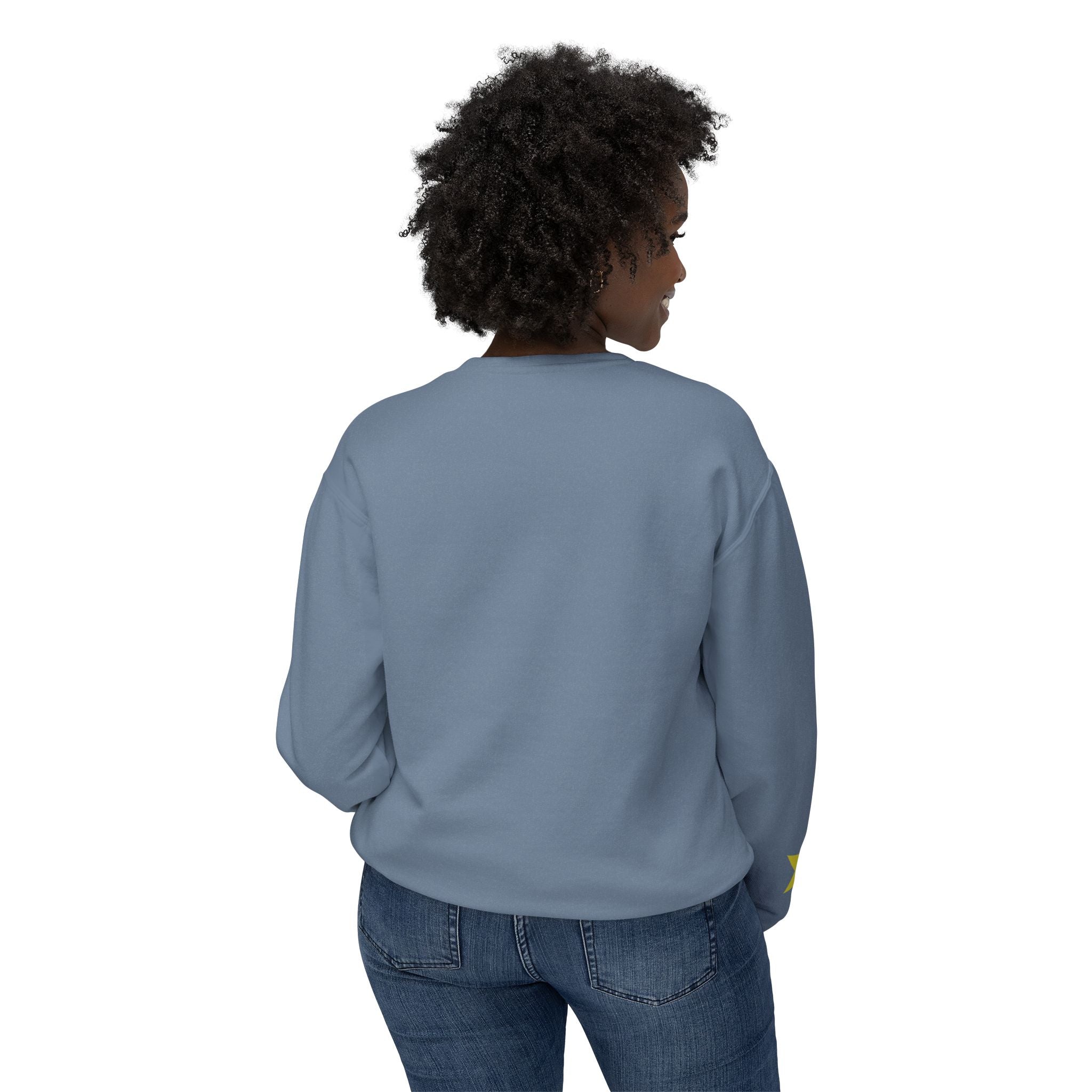 Shine Girl Crewneck Sweatshirt — Retro Star Graphic