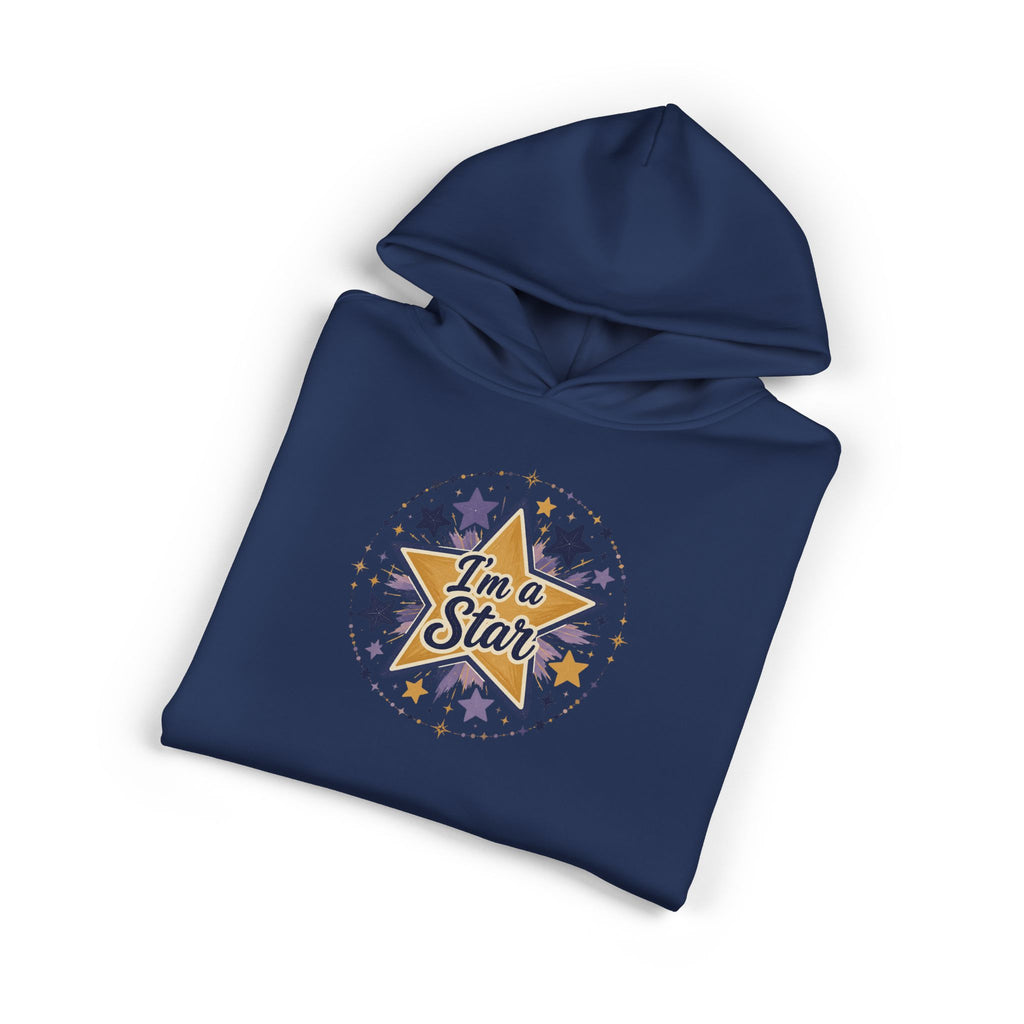 Star Graphic Hoodie — “I’m a Star” Retro Sparkle Design