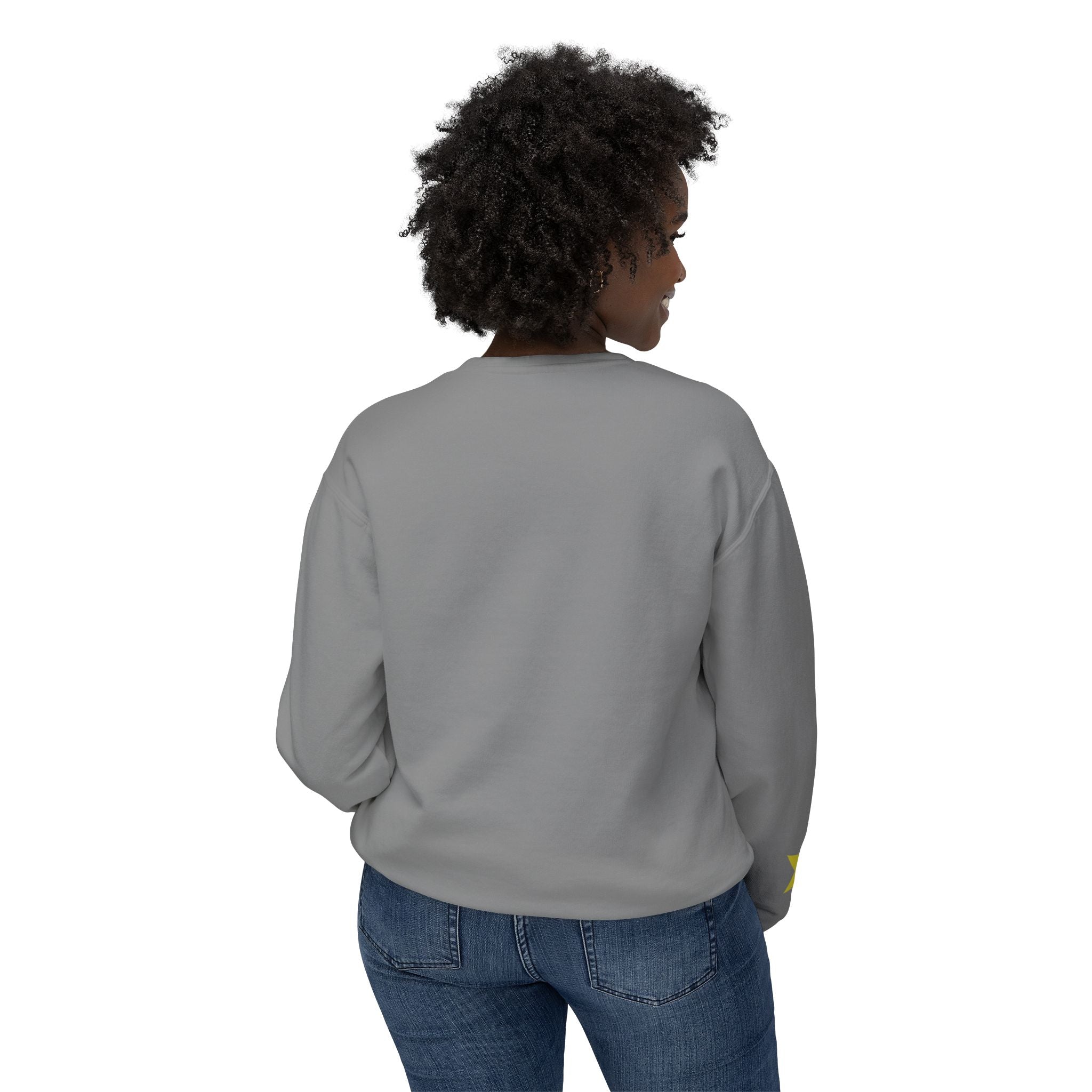 Shine Girl Crewneck Sweatshirt — Retro Star Graphic