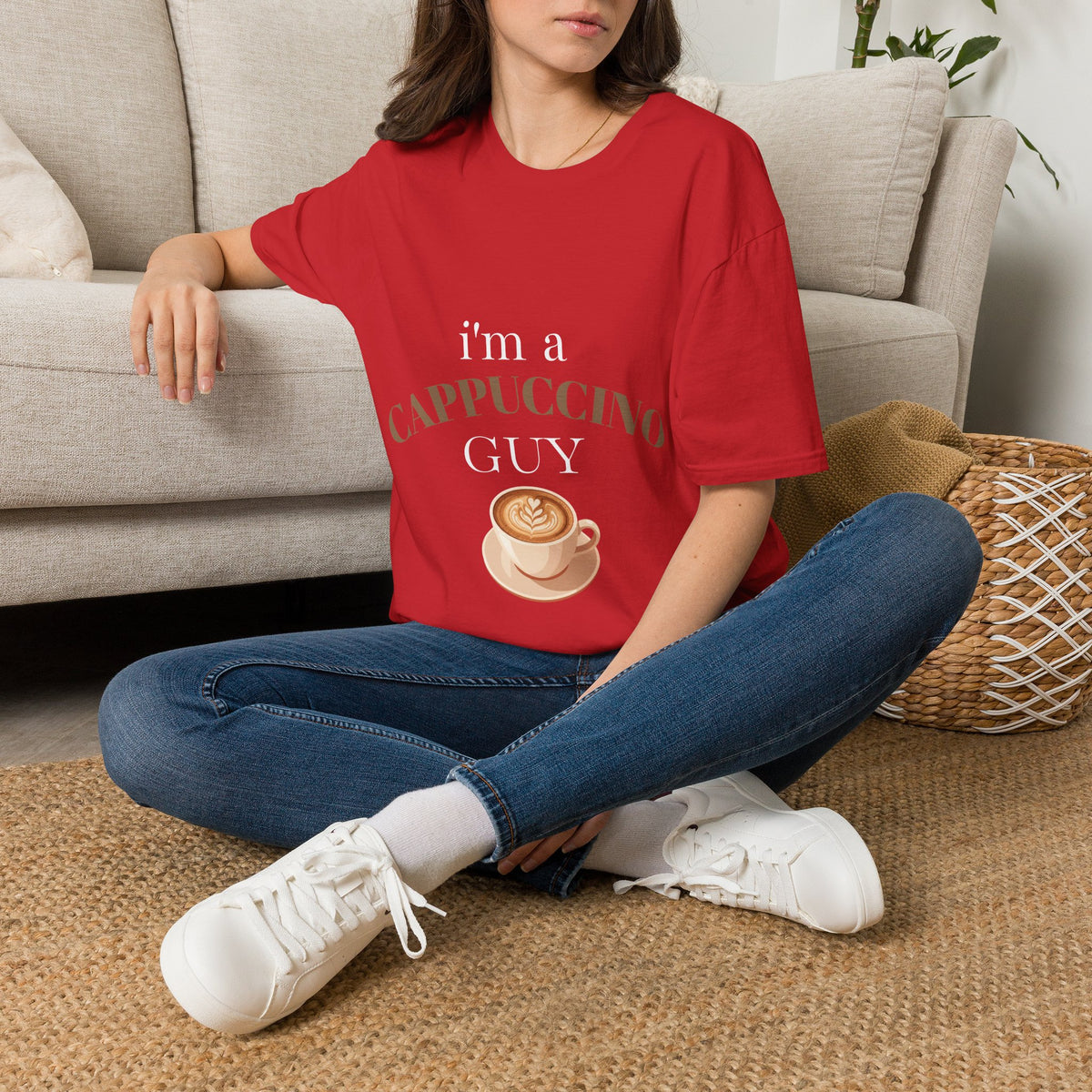 Cappuccino Guy T-Shirt – “I’m a Cappuccino Guy” Coffee Lover Tee