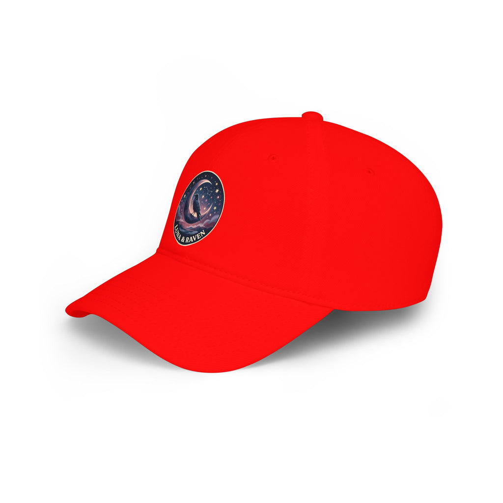 Luna & Raven Night Sky Embroidered Baseball Cap