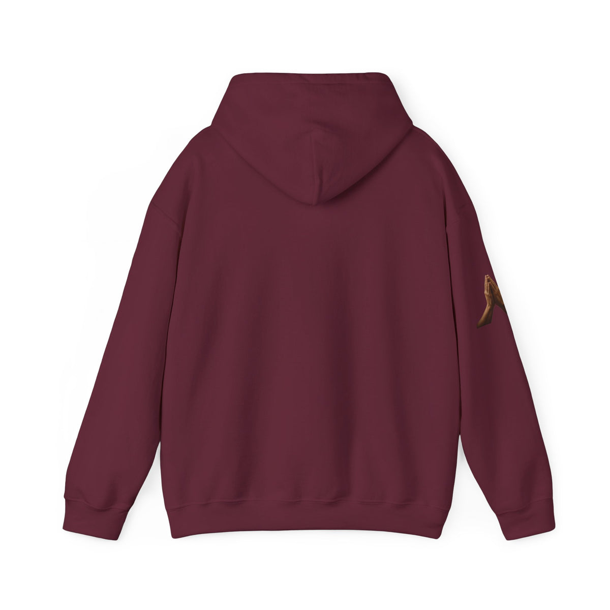 Just Pray Hoodie — Christian Faith Hoodie with Cross & Praying Hands