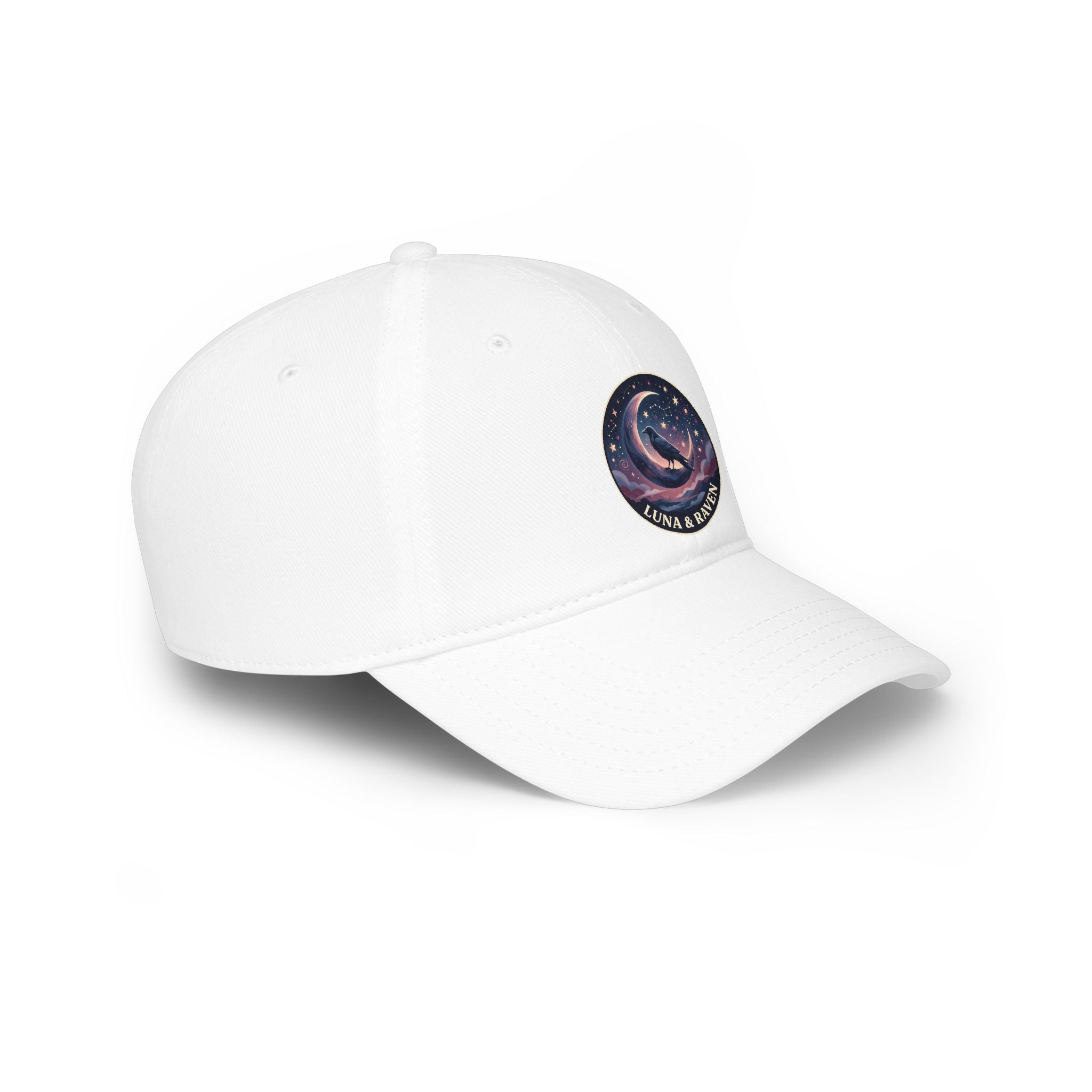 Luna & Raven Night Sky Embroidered Baseball Cap