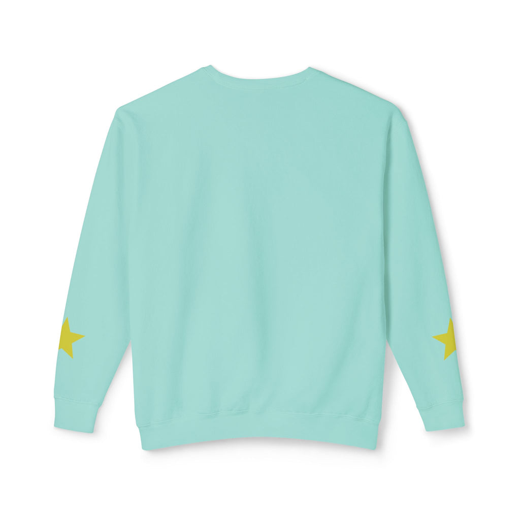 Shine Girl Crewneck Sweatshirt — Retro Star Graphic