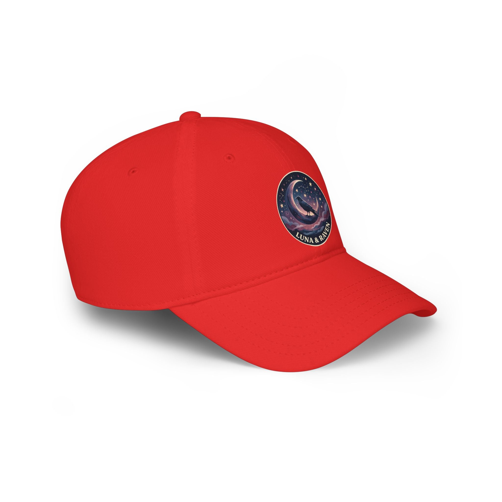 Luna & Raven Night Sky Embroidered Baseball Cap