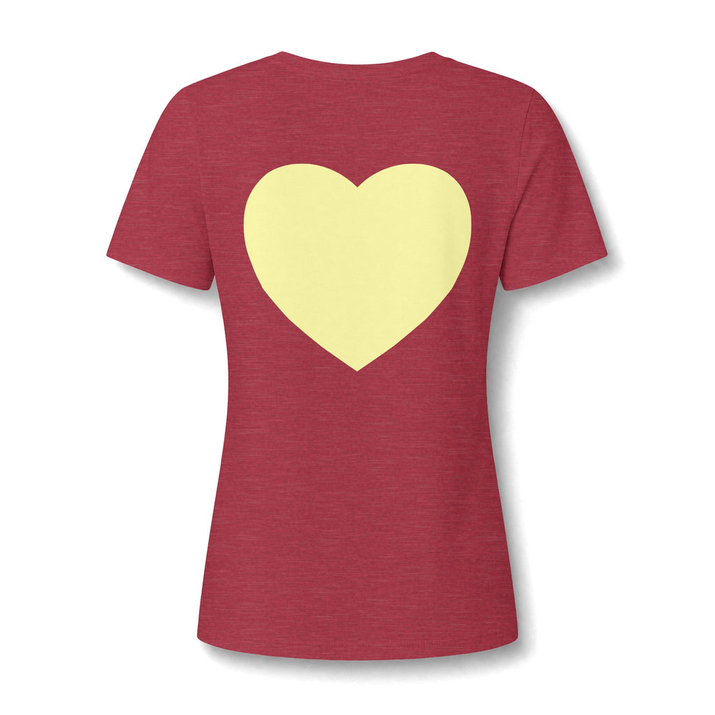 Mama Love V-Neck Tee — Women's Mother's Day Floral Typography Shirt
