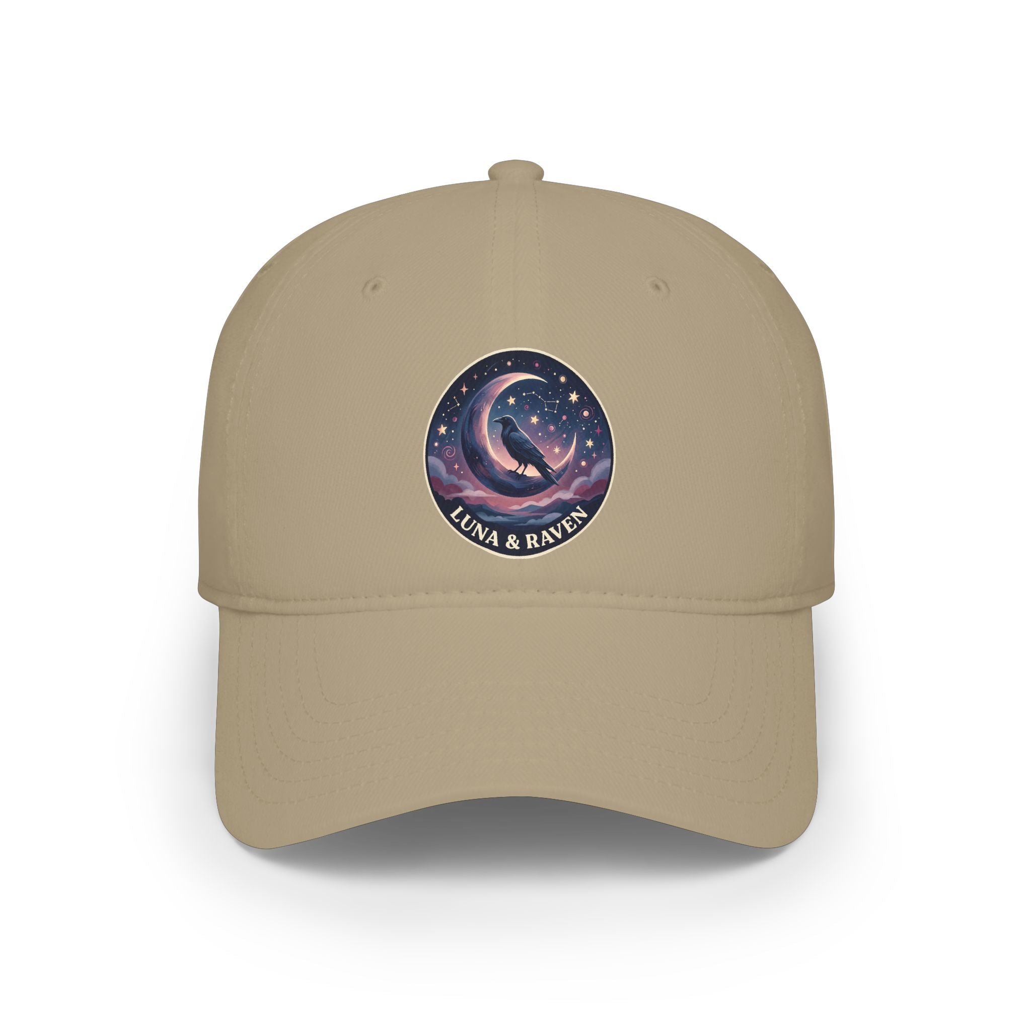 Luna & Raven Night Sky Embroidered Baseball Cap