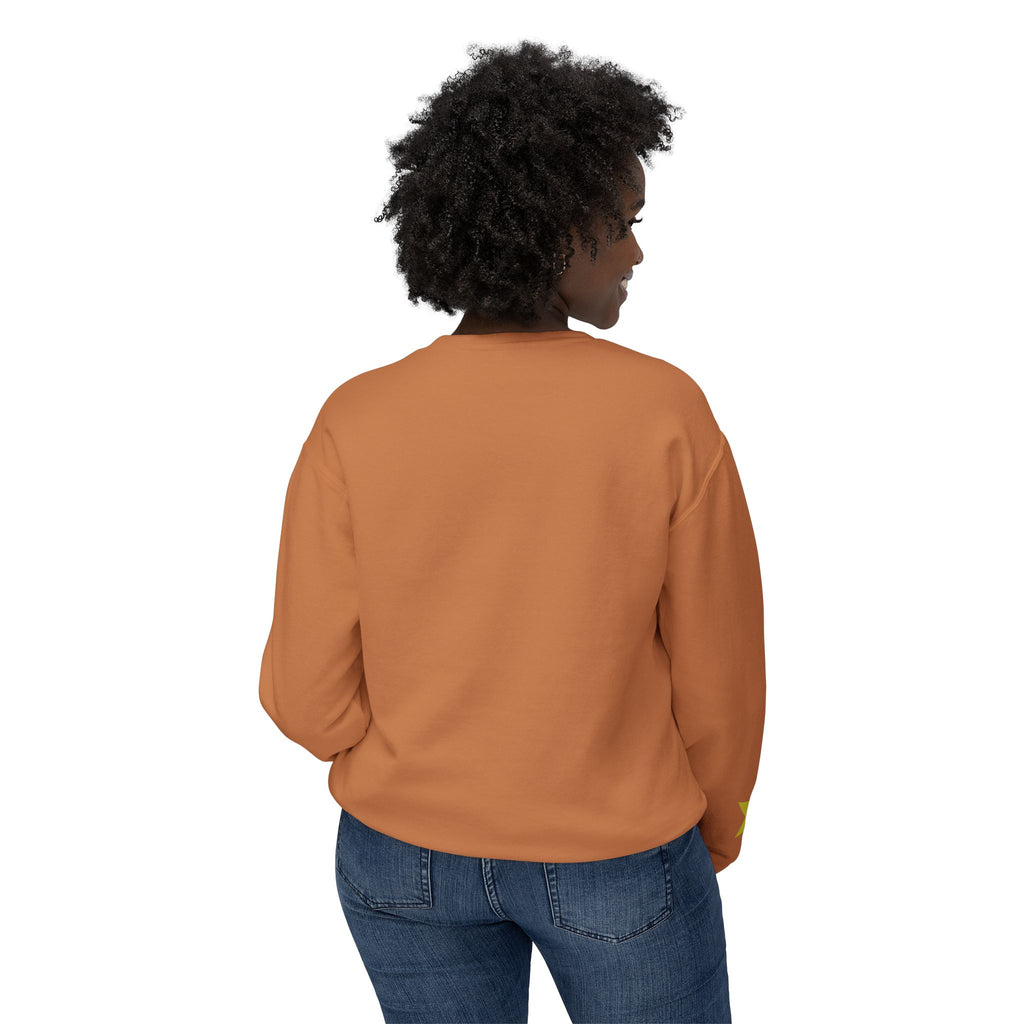 Shine Girl Crewneck Sweatshirt — Retro Star Graphic