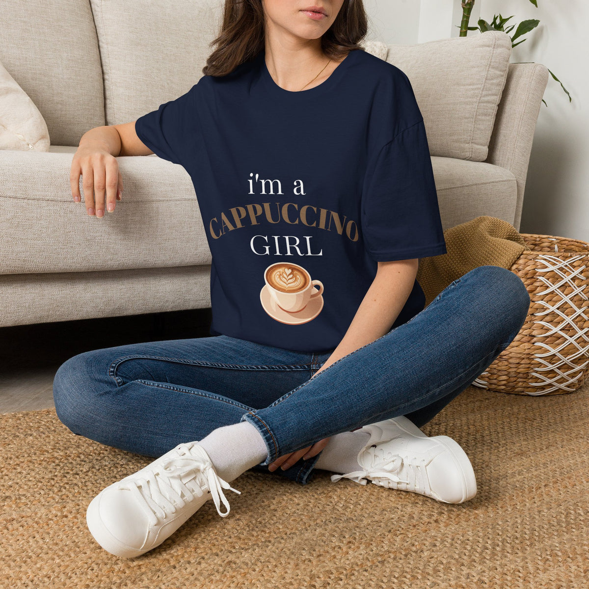 Copy of Cappuccino Girl T-Shirt – “I’m a Cappuccino Girl” Coffee Lover Tee