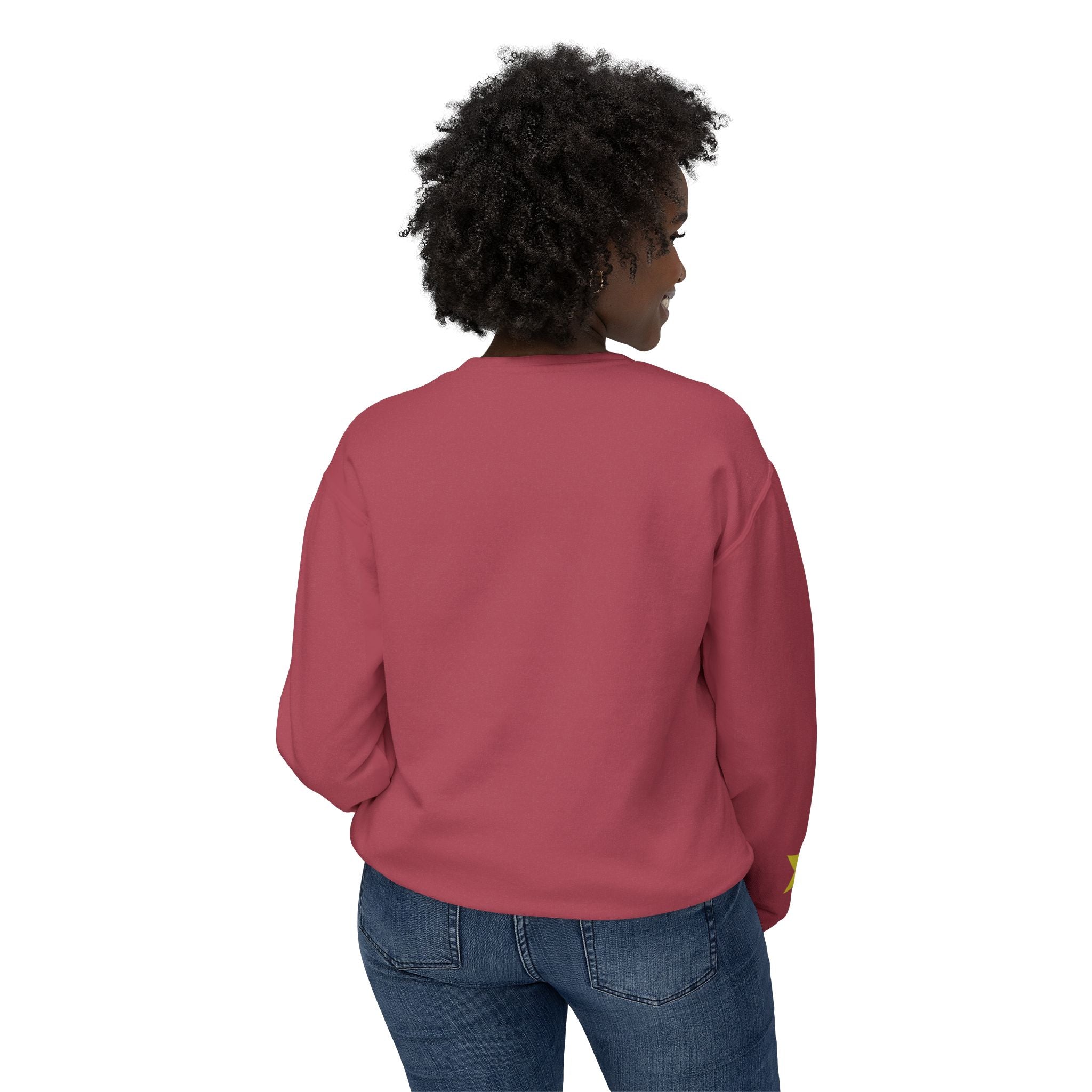 Shine Girl Crewneck Sweatshirt — Retro Star Graphic