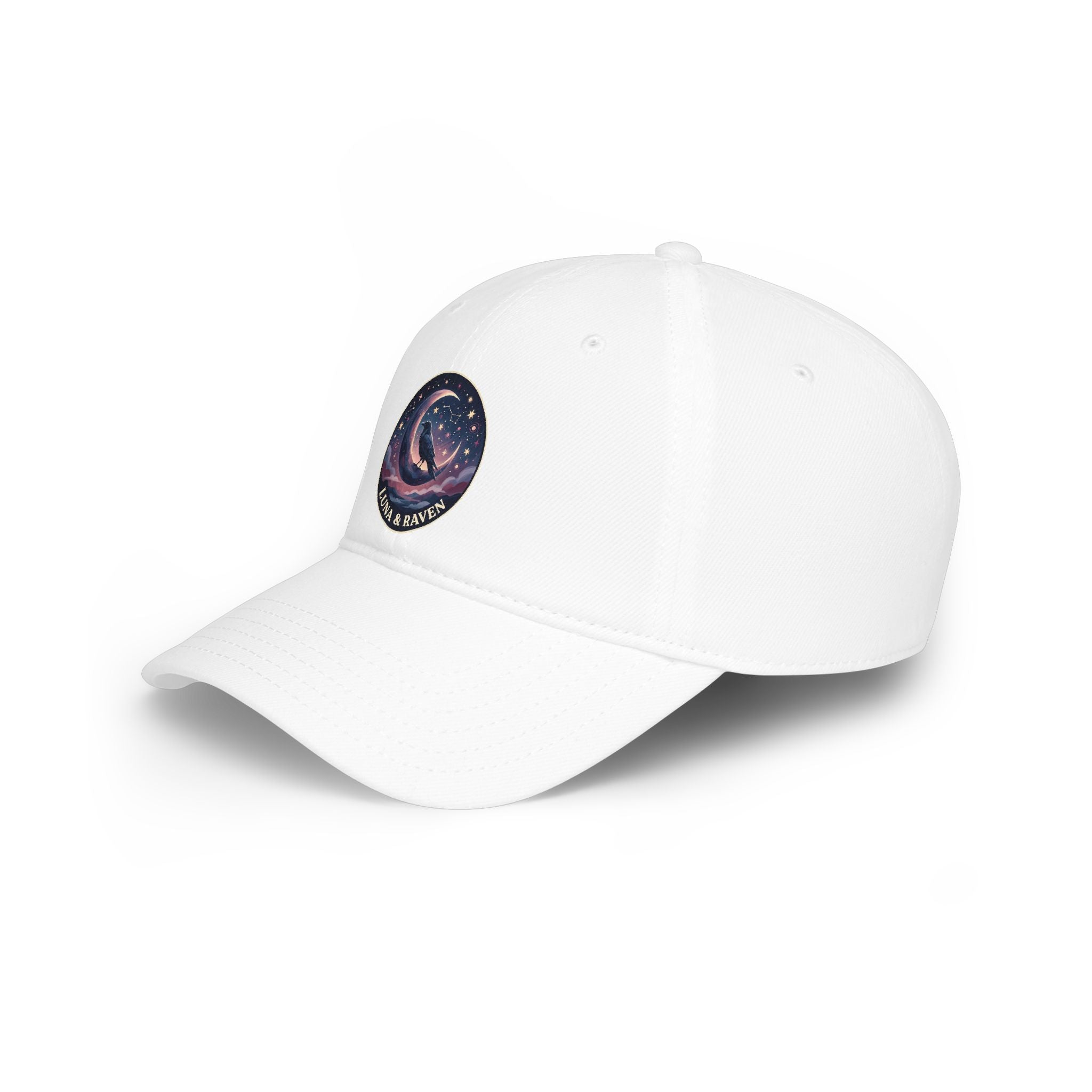 Luna & Raven Night Sky Embroidered Baseball Cap