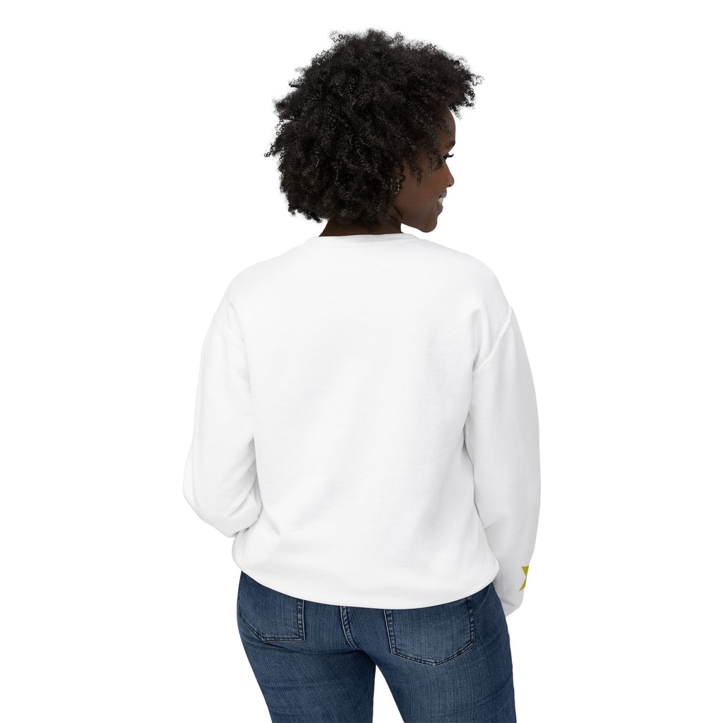 Shine Girl Crewneck Sweatshirt — Retro Star Graphic