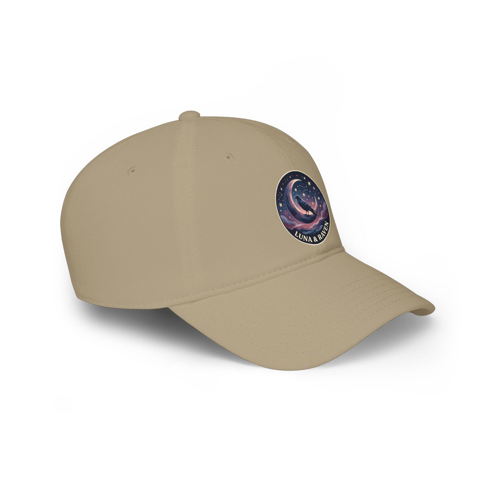 Luna & Raven Night Sky Embroidered Baseball Cap