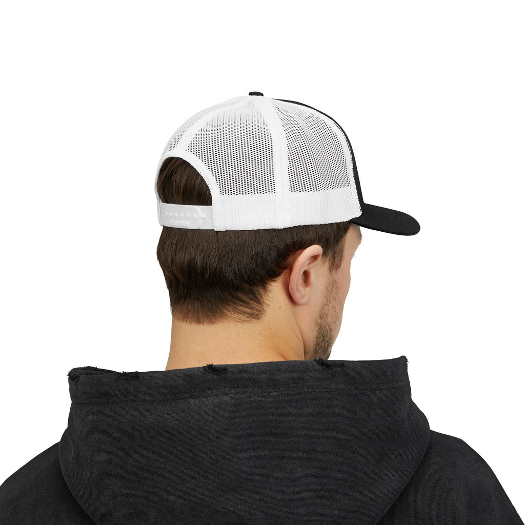 Luna & Raven Trucker Cap — Starry Night Embroidered Snapback