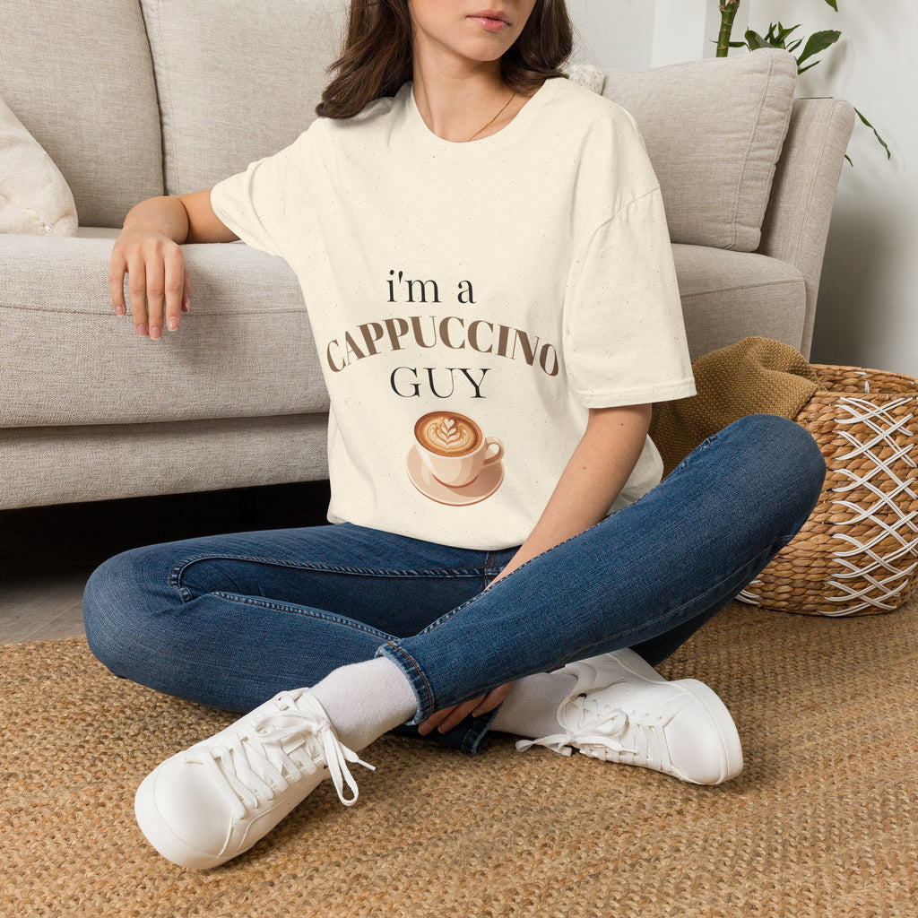 Cappuccino Guy T-Shirt – “I’m a Cappuccino Guy” Coffee Lover Tee