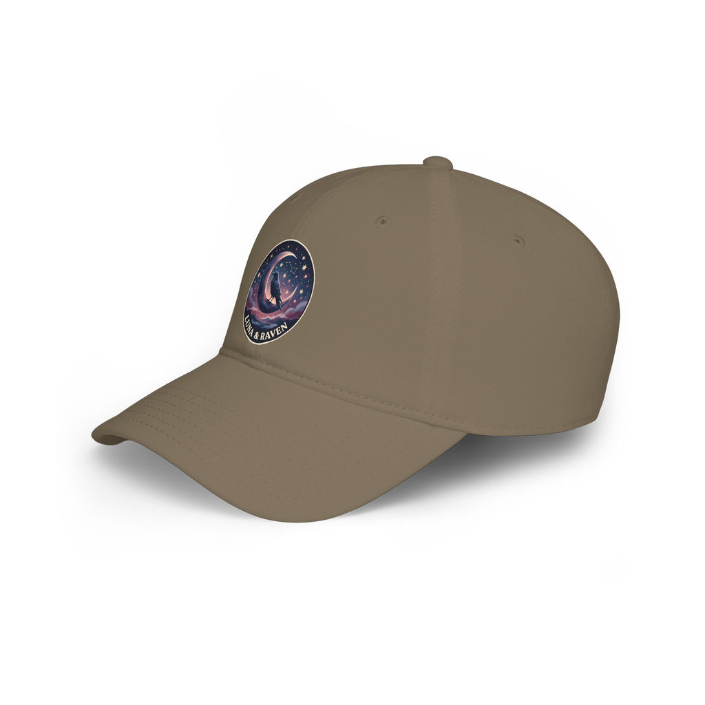 Luna & Raven Night Sky Embroidered Baseball Cap