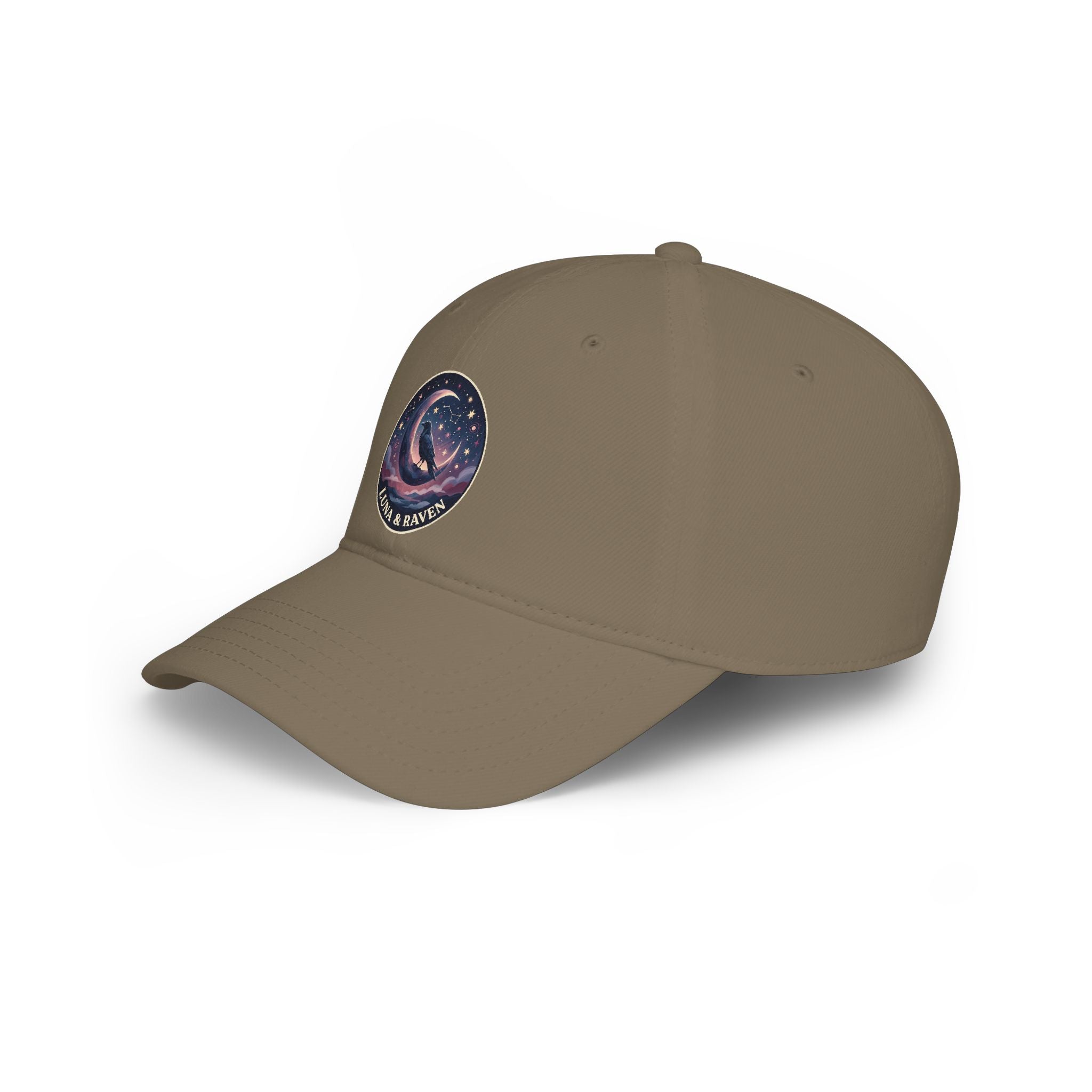 Luna & Raven Night Sky Embroidered Baseball Cap