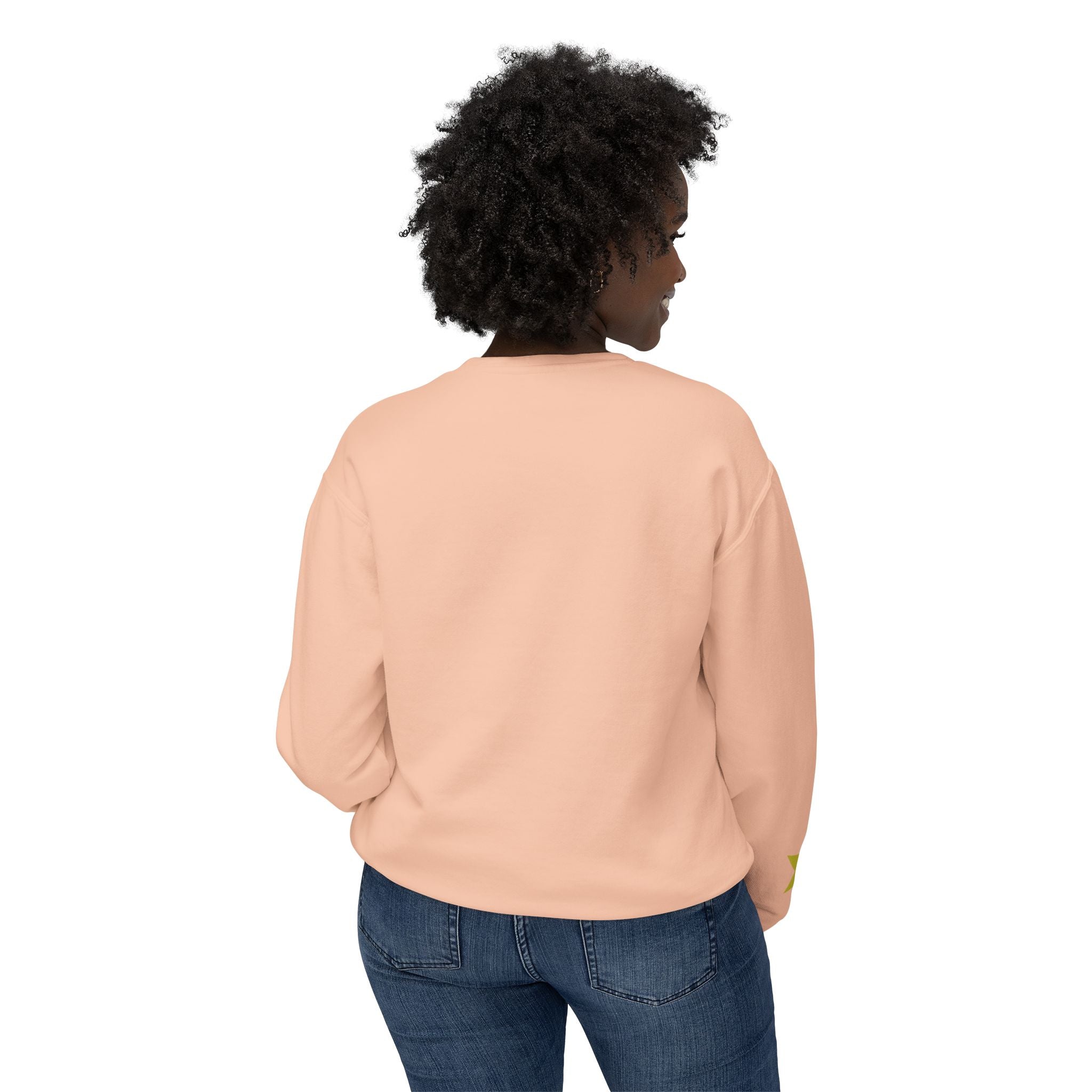 Shine Girl Crewneck Sweatshirt — Retro Star Graphic