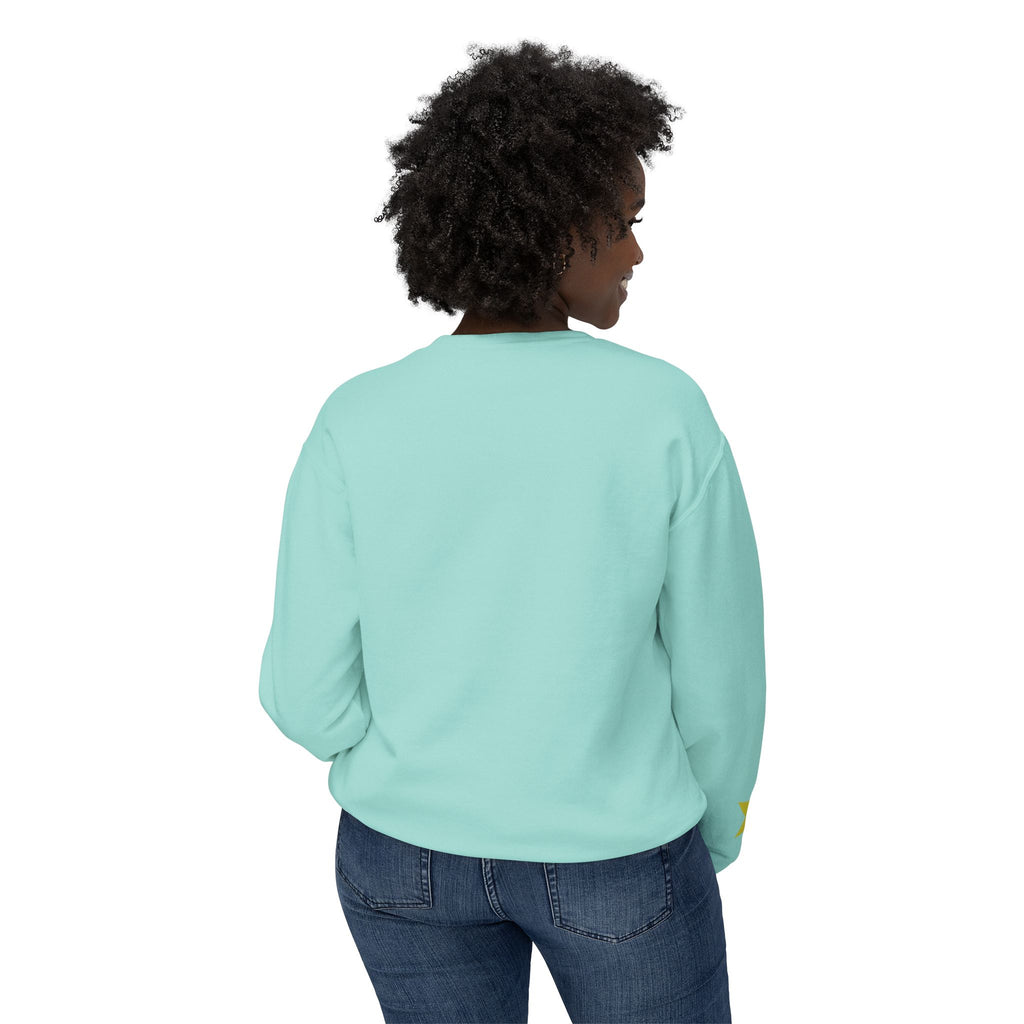 Shine Girl Crewneck Sweatshirt — Retro Star Graphic