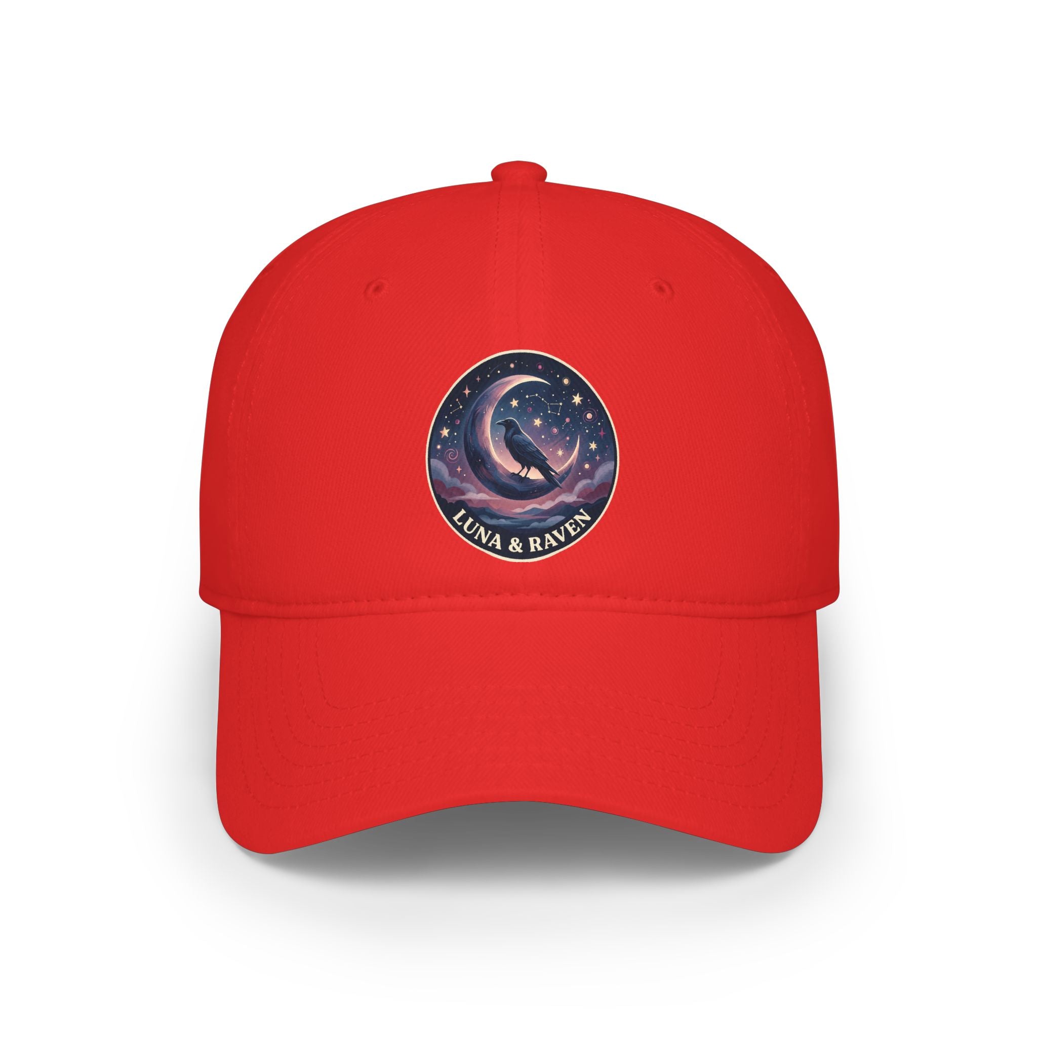 Luna & Raven Night Sky Embroidered Baseball Cap