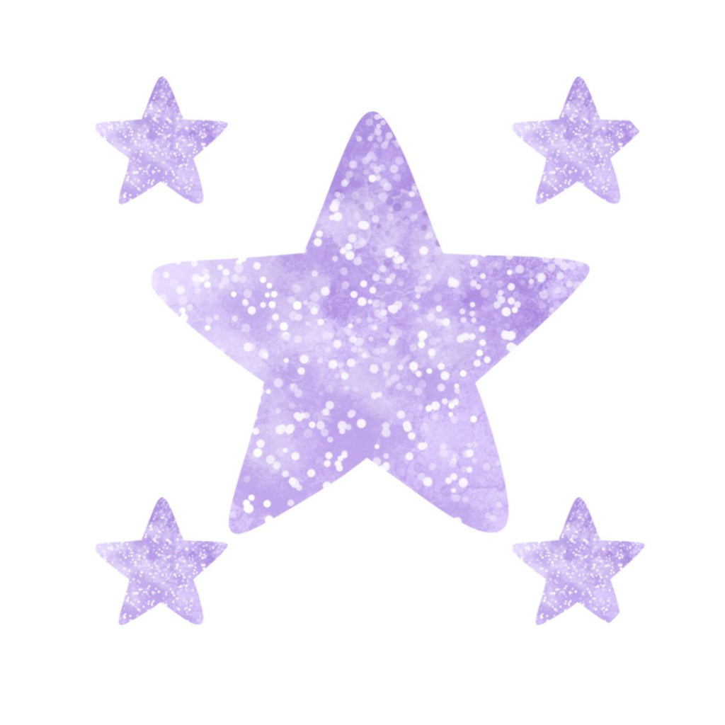 Bao Bun Squishy - purple stars