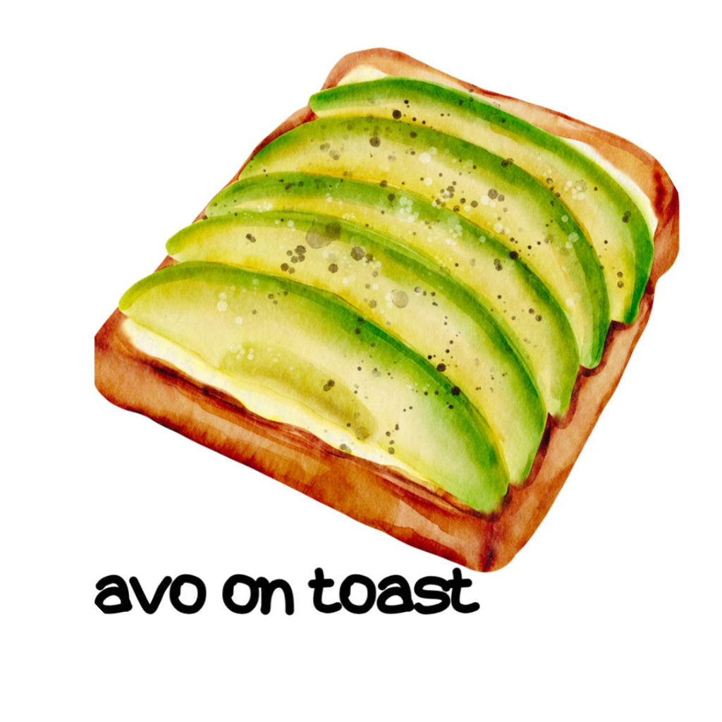 Bao Bun Squishy - avo on toast