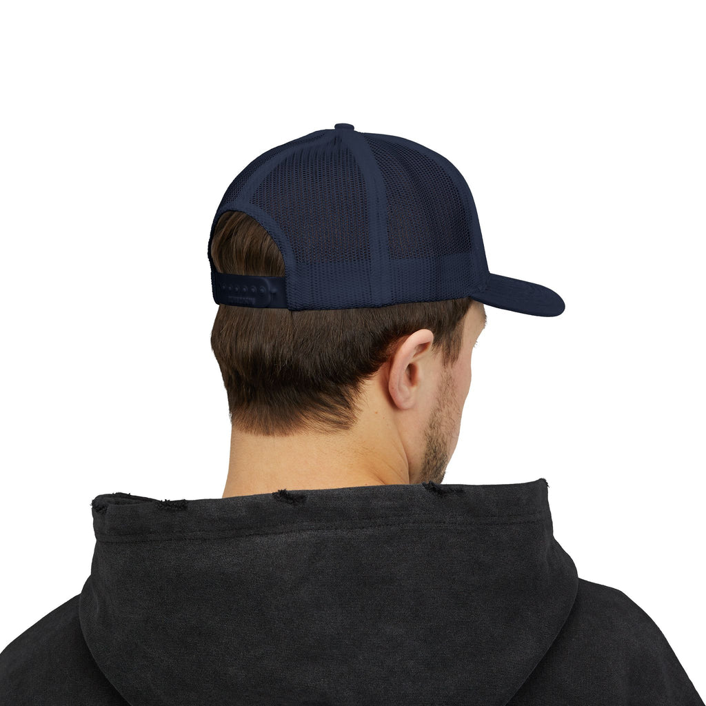 Luna & Raven Trucker Cap — Starry Night Embroidered Snapback