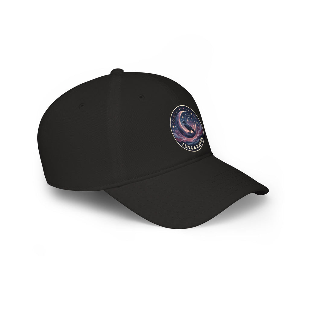 Luna & Raven Night Sky Embroidered Baseball Cap