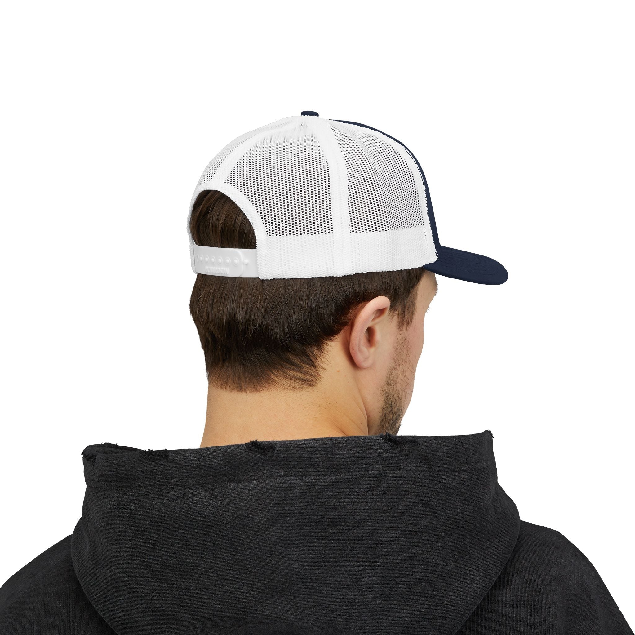 Luna & Raven Trucker Cap — Starry Night Embroidered Snapback