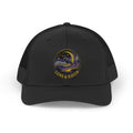 Luna & Raven Trucker Cap — Starry Night Embroidered Snapback