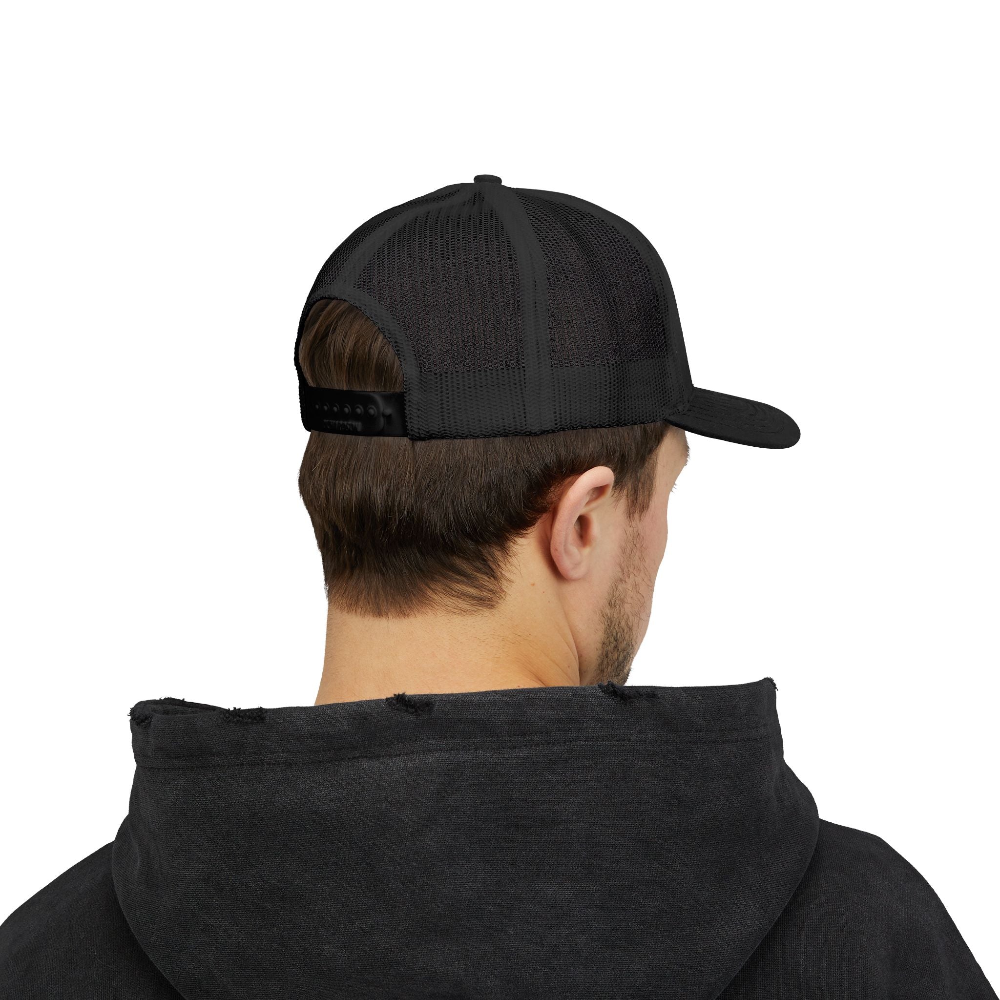 Luna & Raven Trucker Cap — Starry Night Embroidered Snapback
