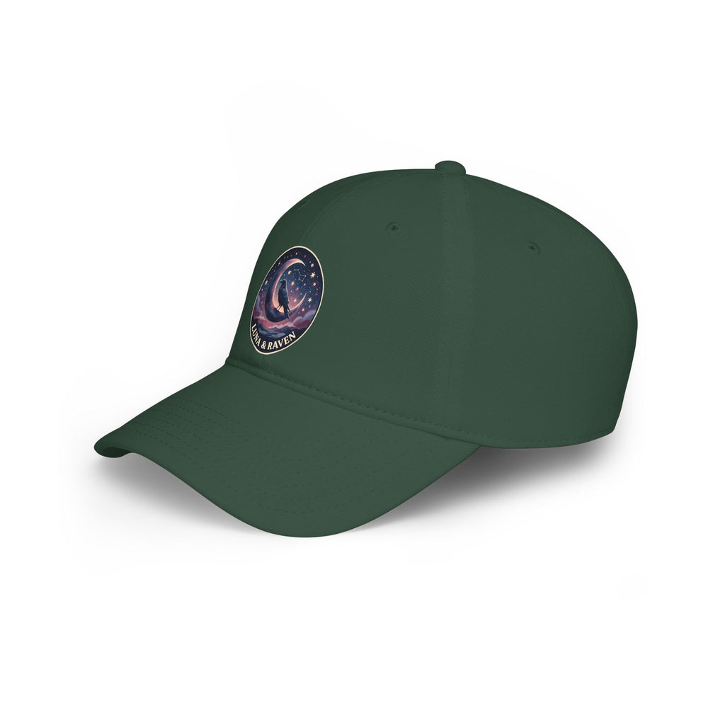 Luna & Raven Night Sky Embroidered Baseball Cap