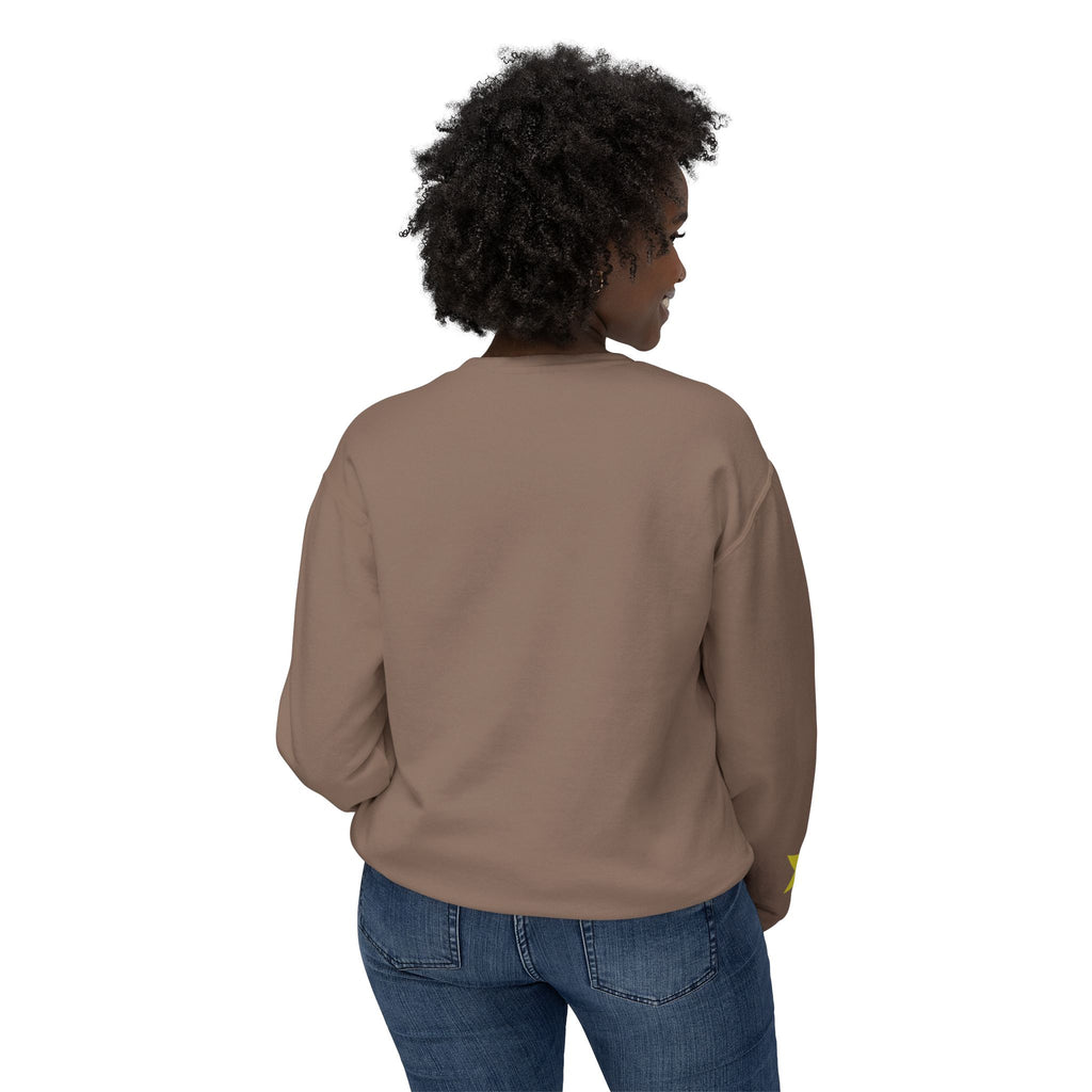 Shine Girl Crewneck Sweatshirt — Retro Star Graphic