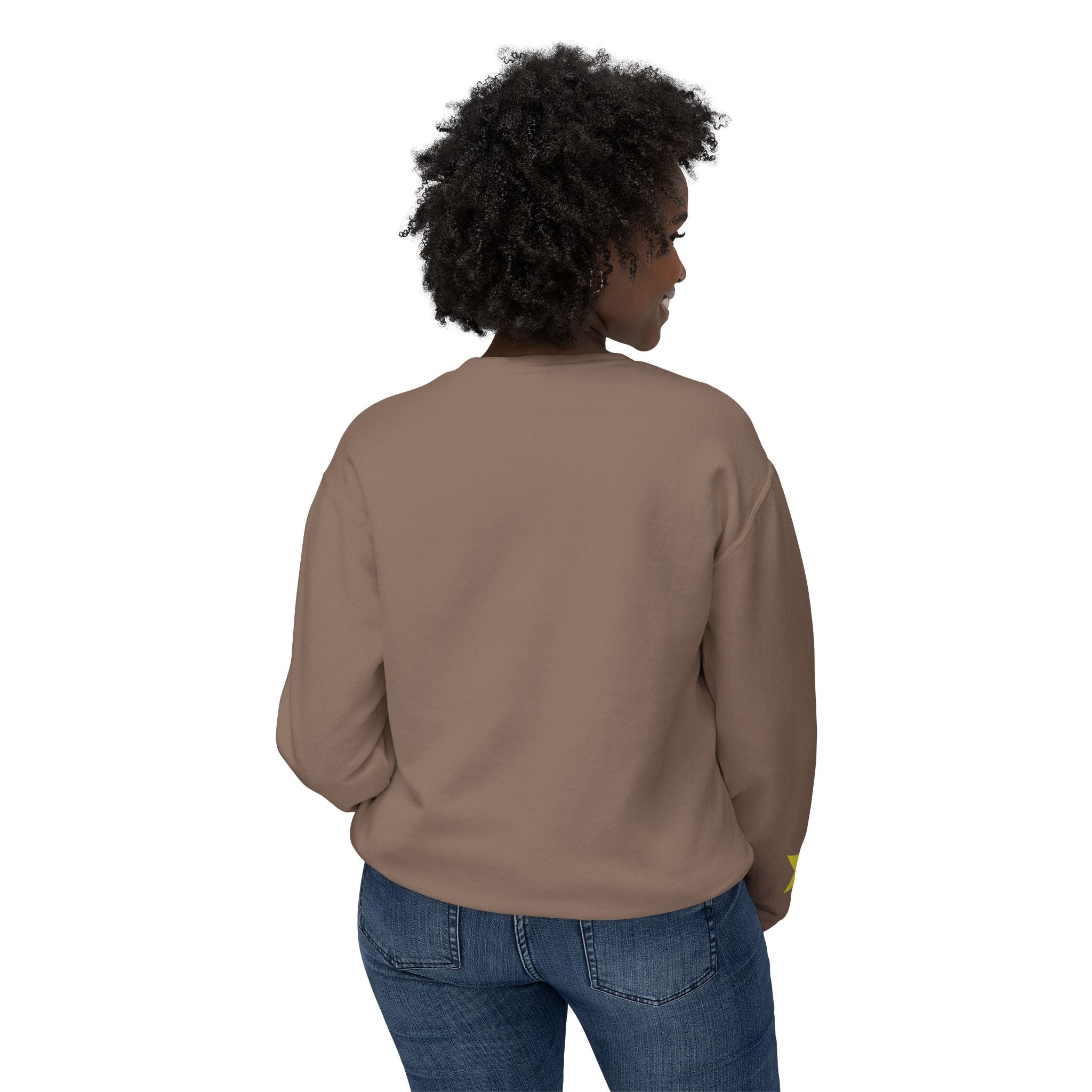 Shine Girl Crewneck Sweatshirt — Retro Star Graphic