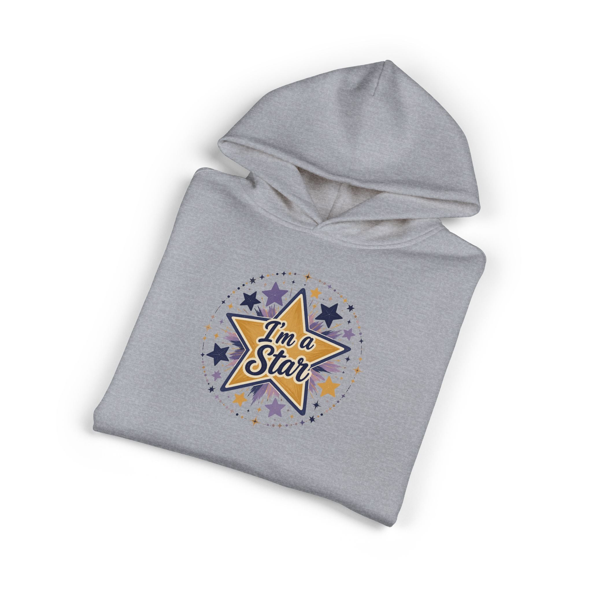 Star Graphic Hoodie — “I’m a Star” Retro Sparkle Design