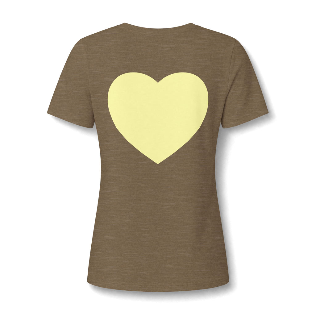 Mama Love V-Neck Tee — Women's Mother's Day Floral Typography Shirt