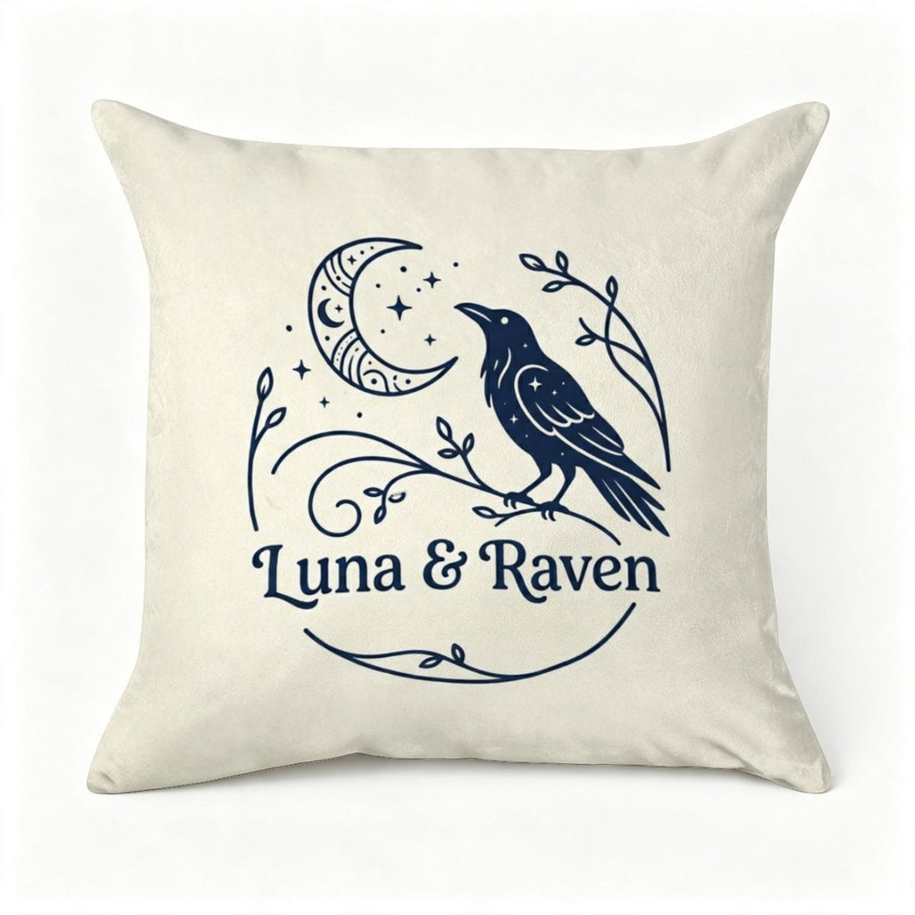 Luna & Raven Velvet Pillow Cover
