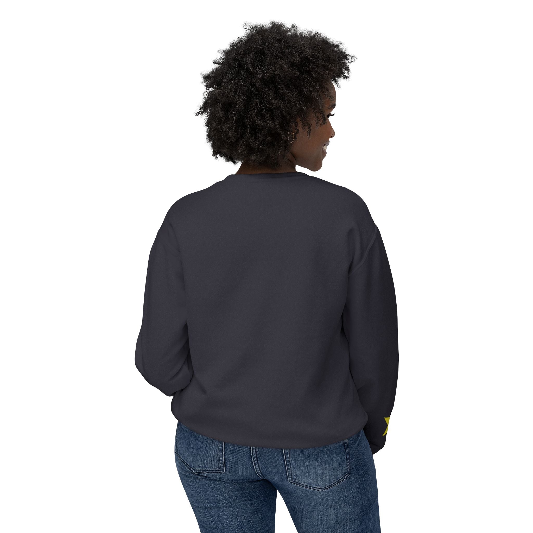 Shine Girl Crewneck Sweatshirt — Retro Star Graphic