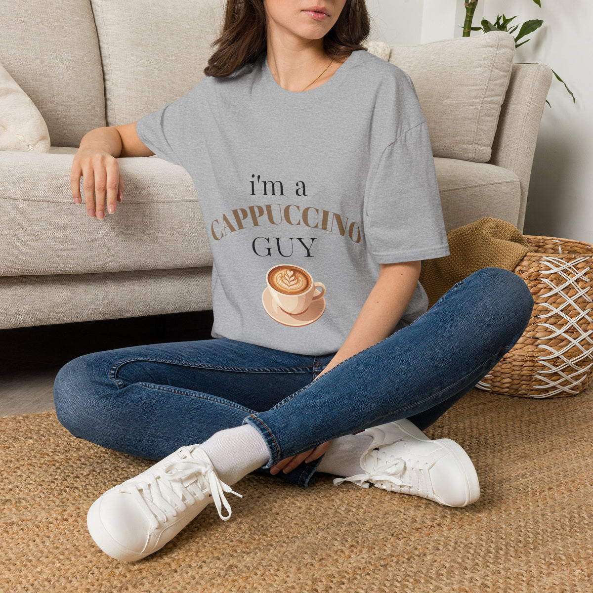 Cappuccino Guy T-Shirt – “I’m a Cappuccino Guy” Coffee Lover Tee