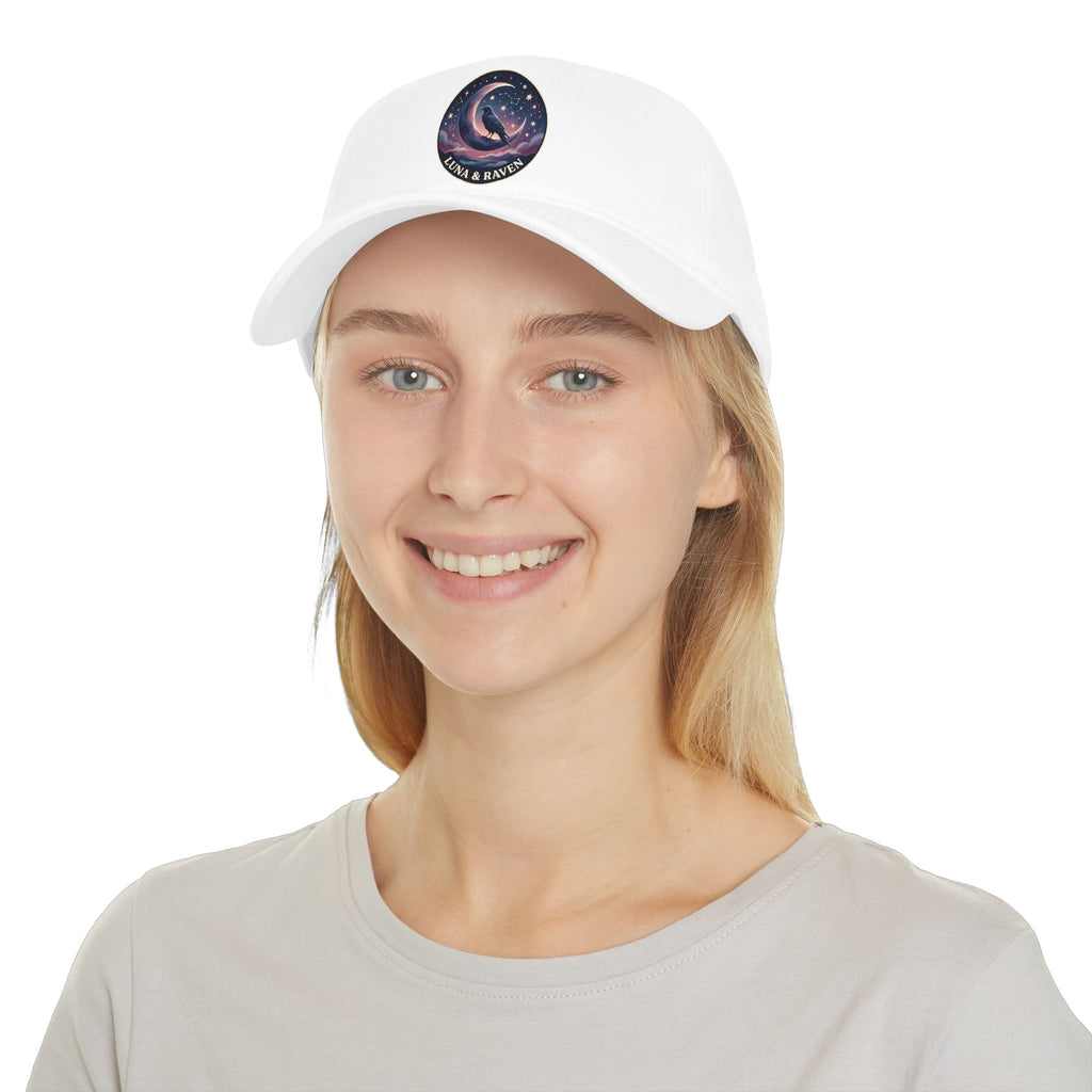 Luna & Raven Night Sky Embroidered Baseball Cap